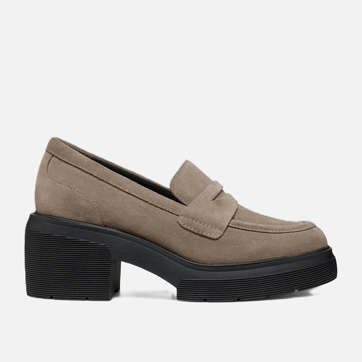 Beige womens moccasins Geox Spherica - Womens