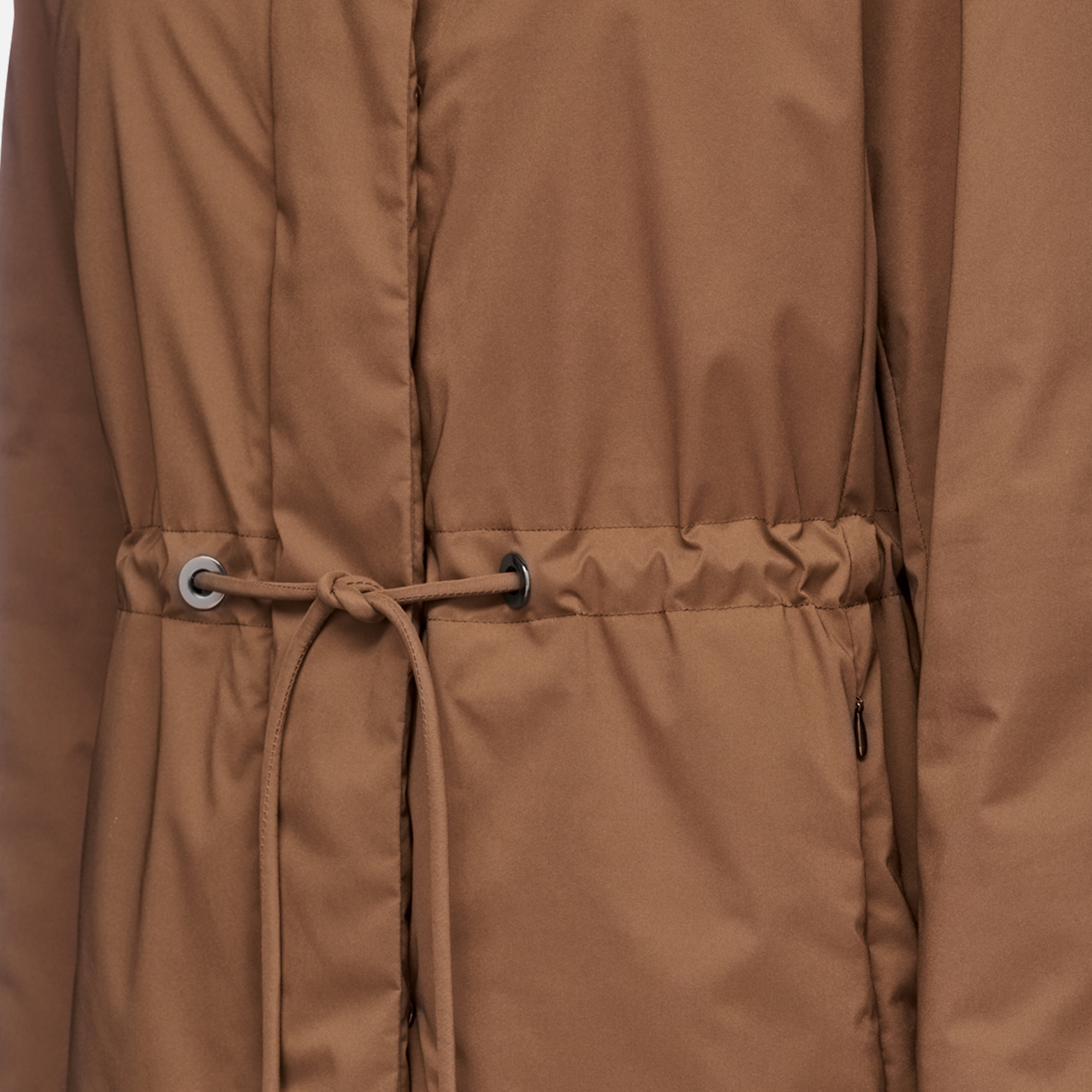 Brown women's coat Geox Eleana - Women's