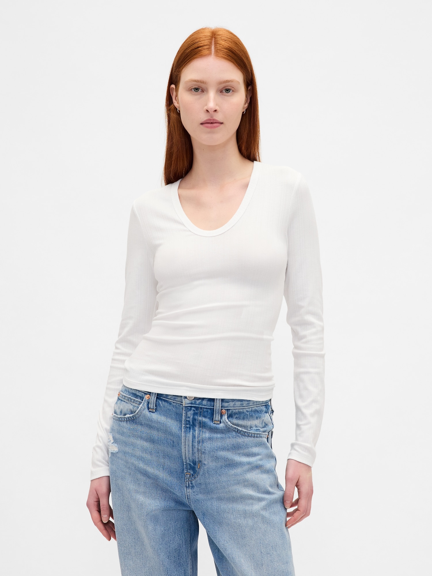 GAP Ribbed T-shirt - Women's