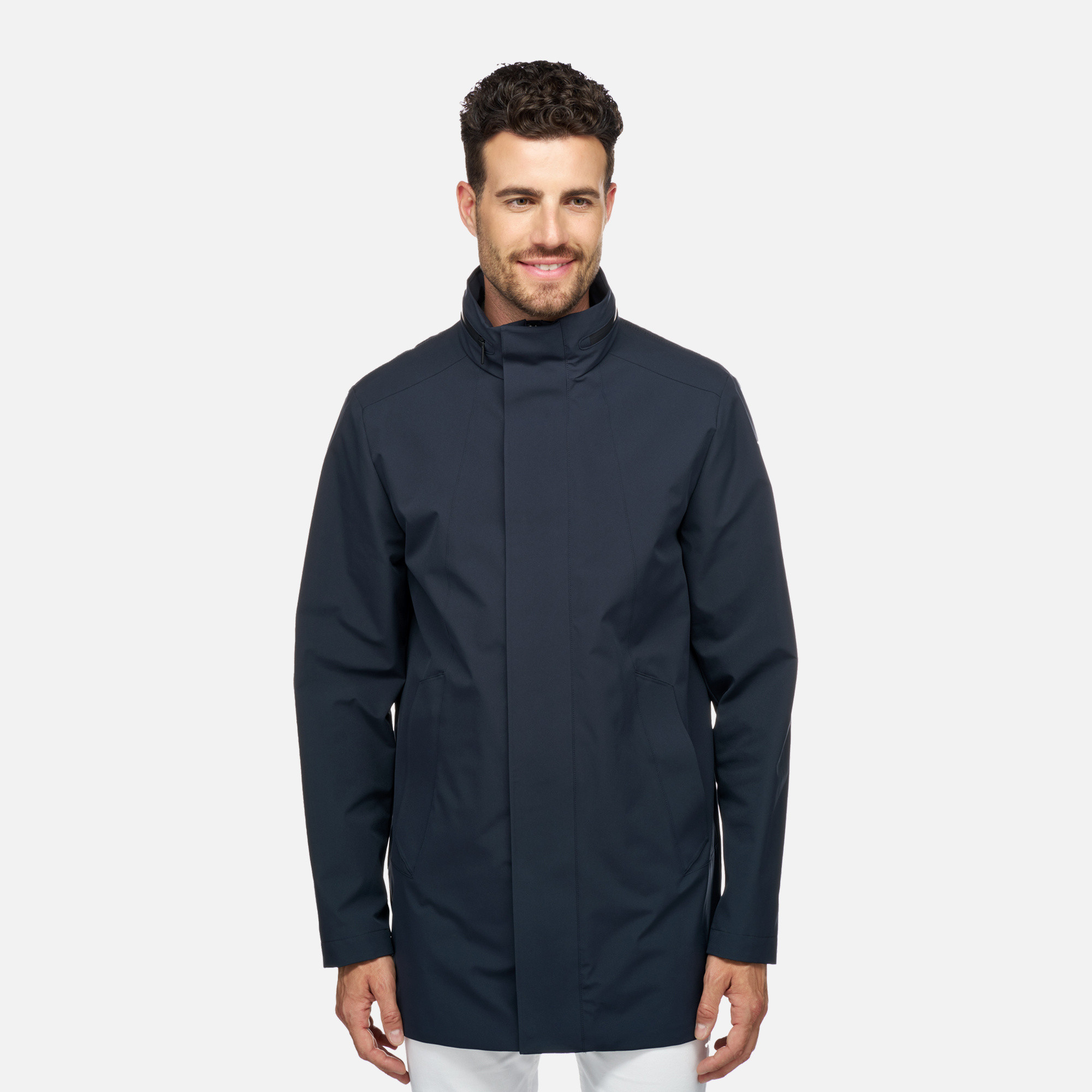 Dark blue men&#039;s jacket Geox Spherica - Men