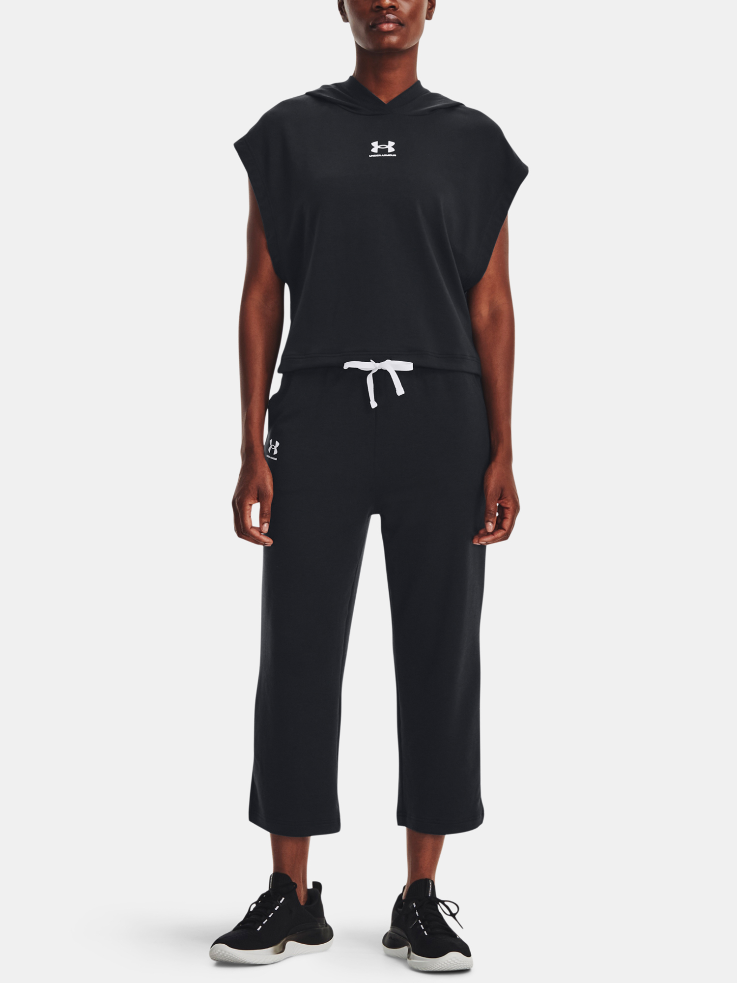 Pantaloni sport pentru femei Under Armour - negru