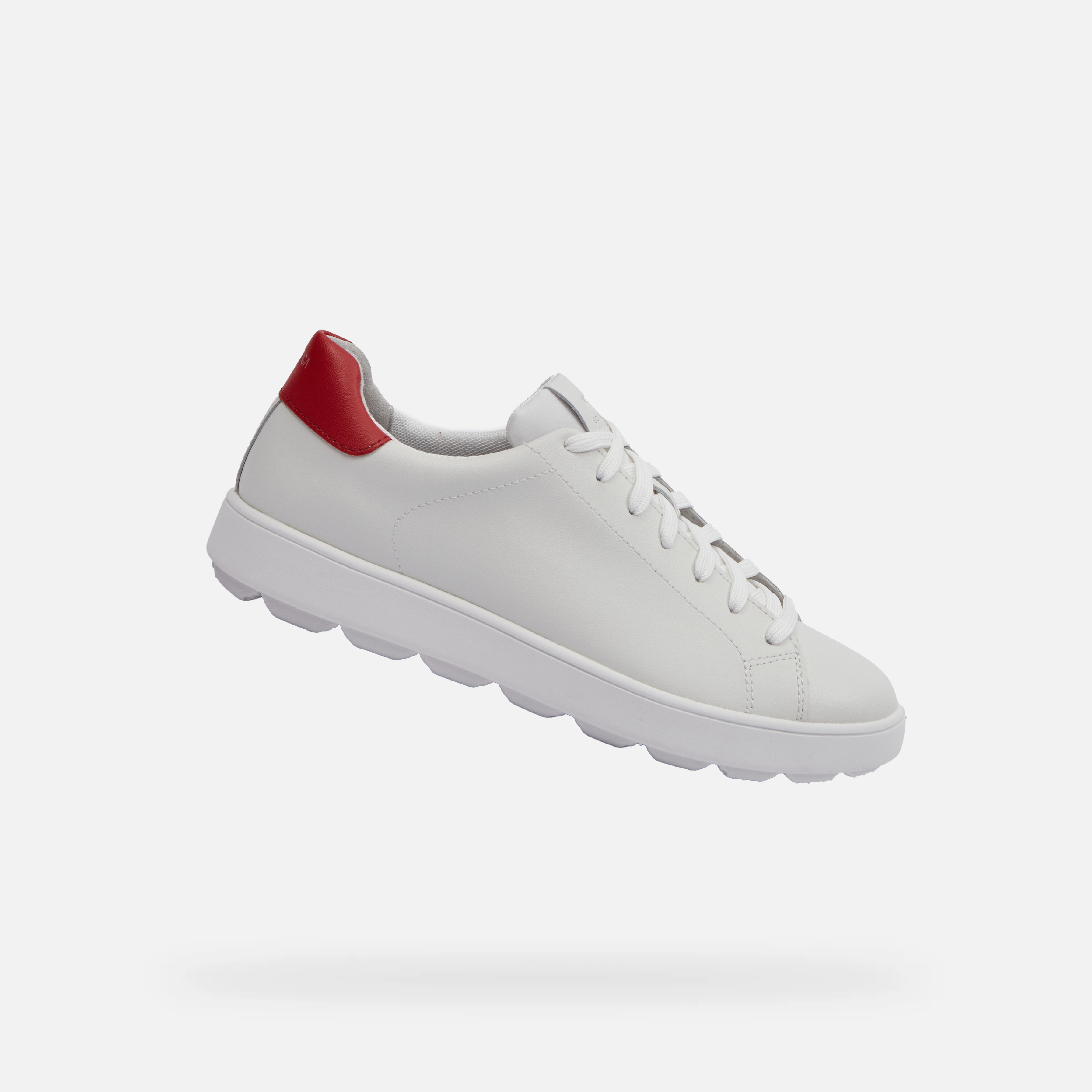 White men&#039;s sneakers Geox Spherica Ecub-1 - Men&#039;s