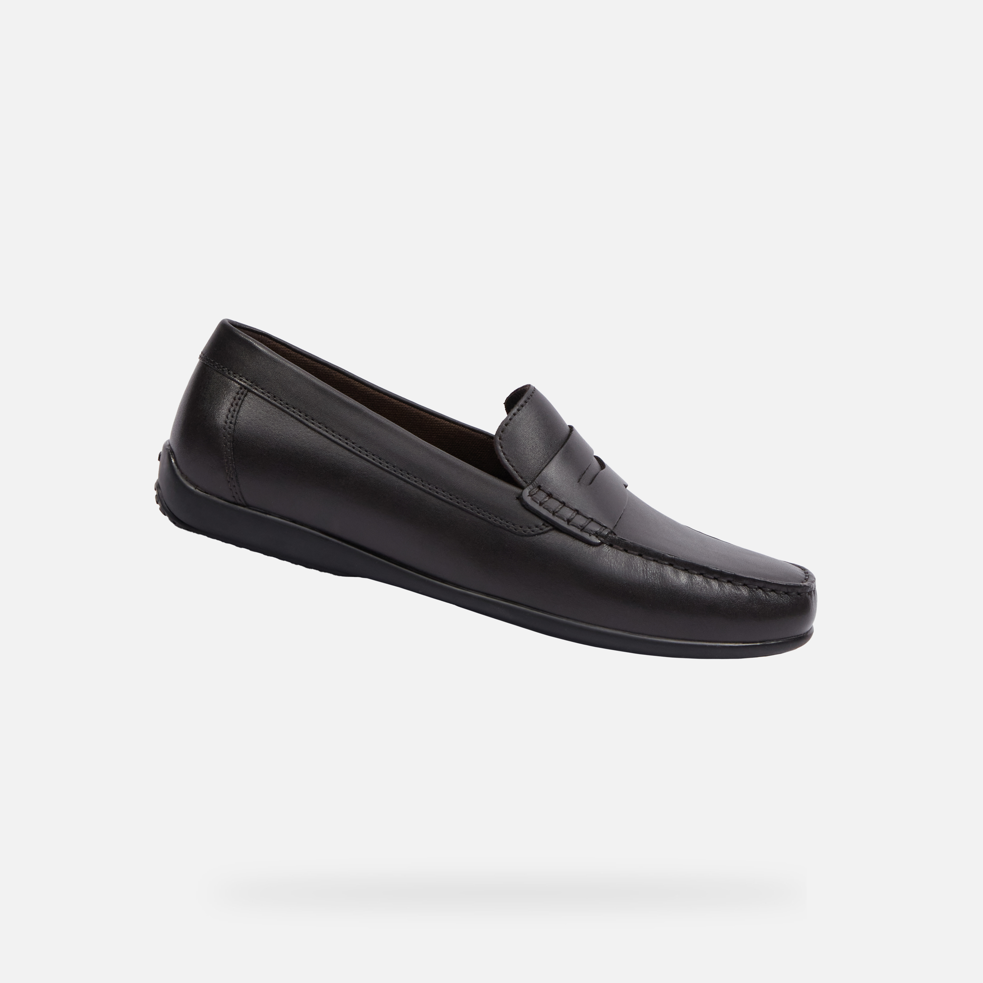 Brown men&#039;s moccasins Geox Ascanio - Men&#039;s