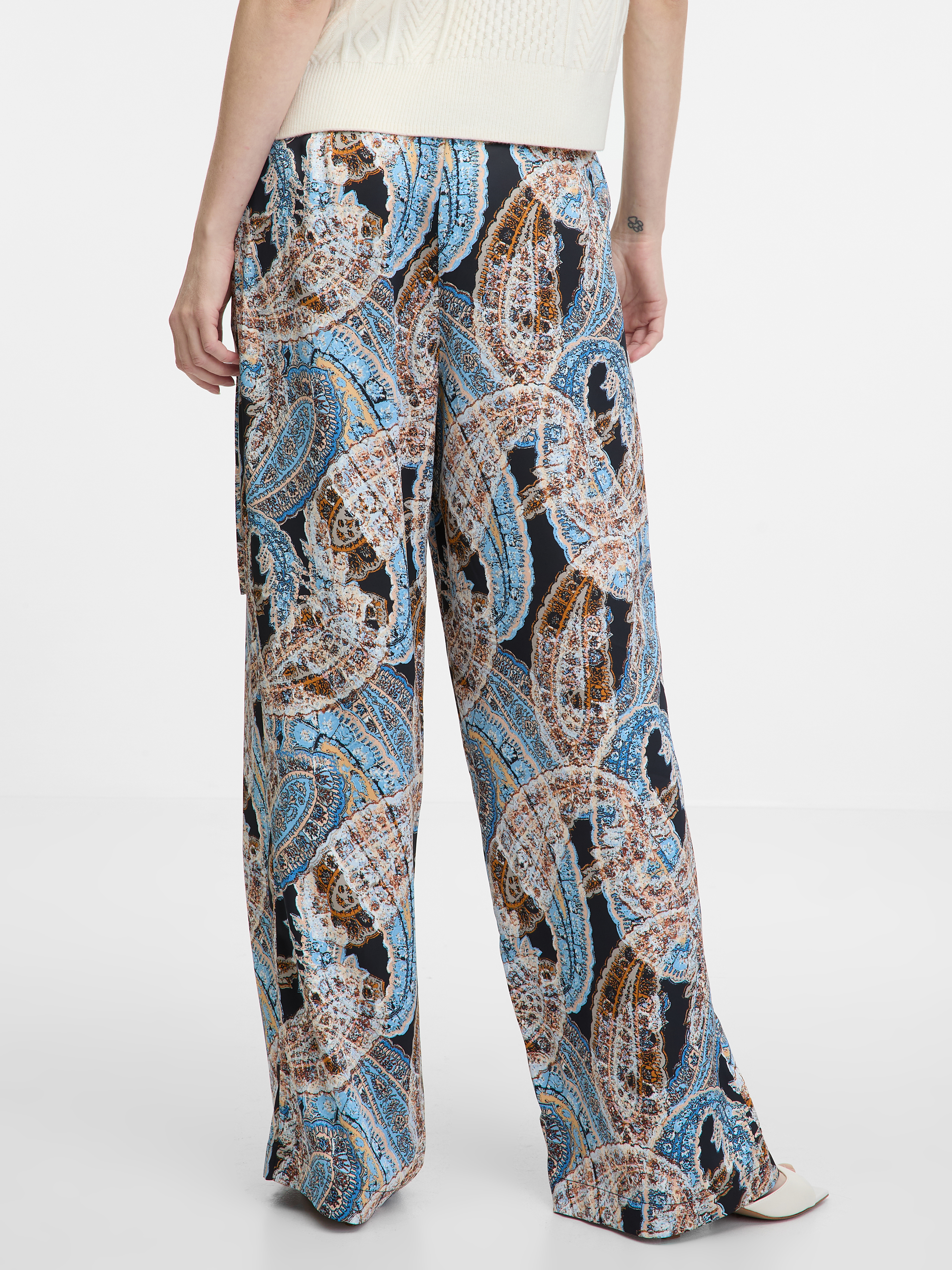 Orsay Blue women's patterned trousers - Women's