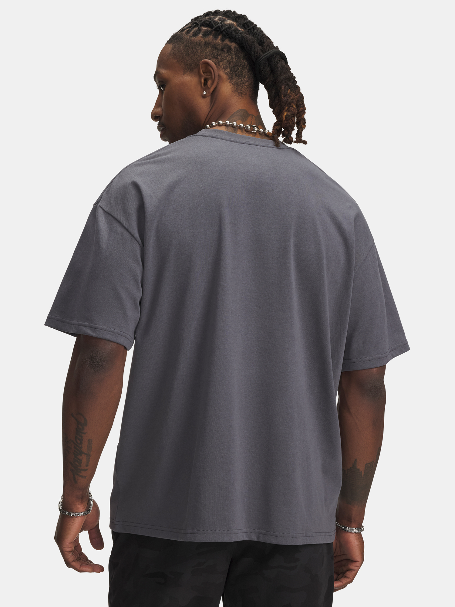 Men's T-shirt Under Armour UA HWT U LOGO SS-GRY - Men's