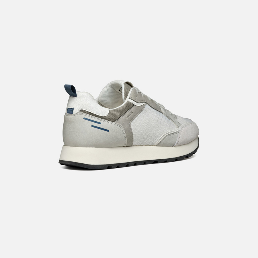 White men's sneakers Geox Partenio - Men's