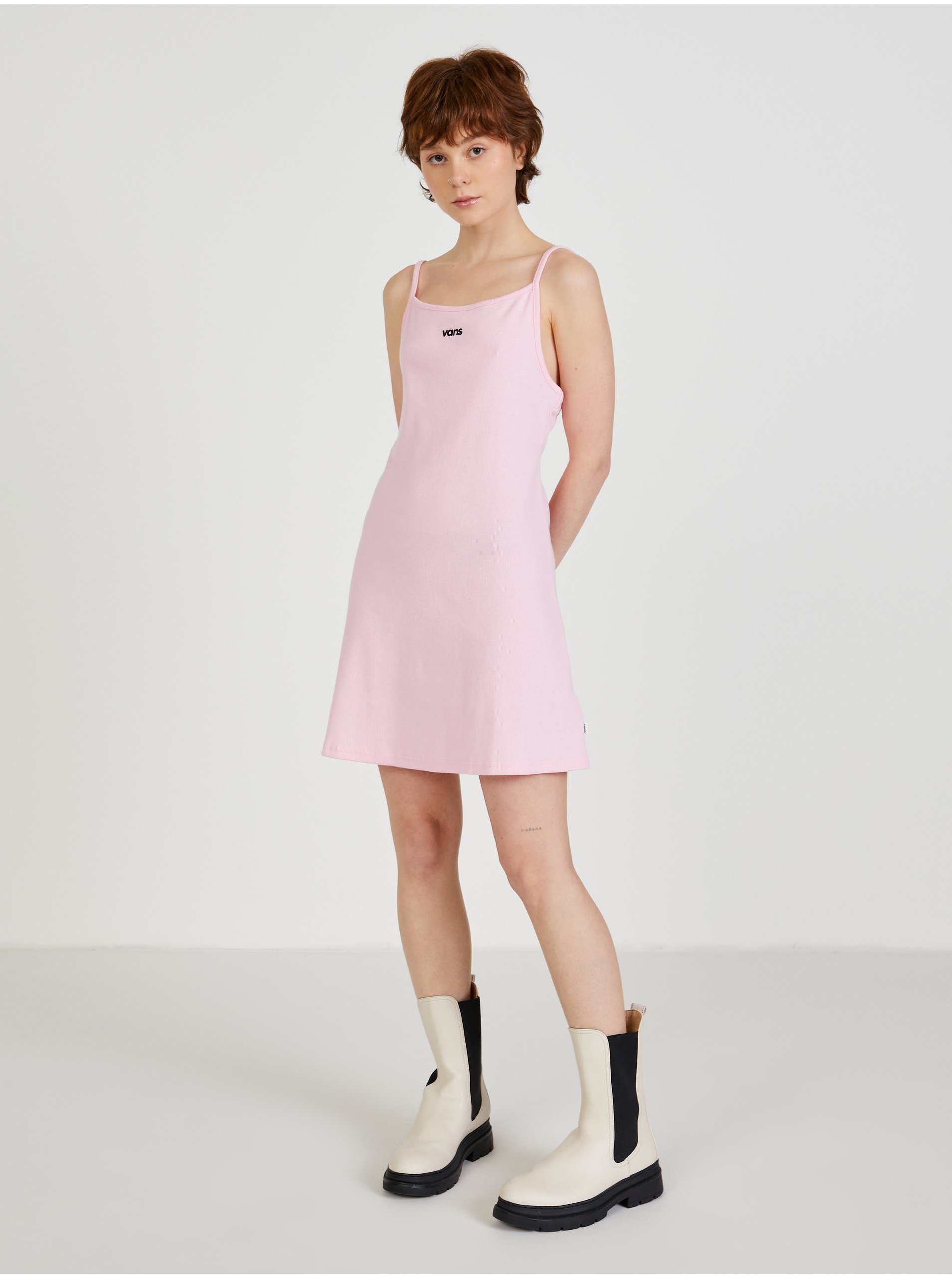 Pink Women's Short Dress VANS Jessie - Women