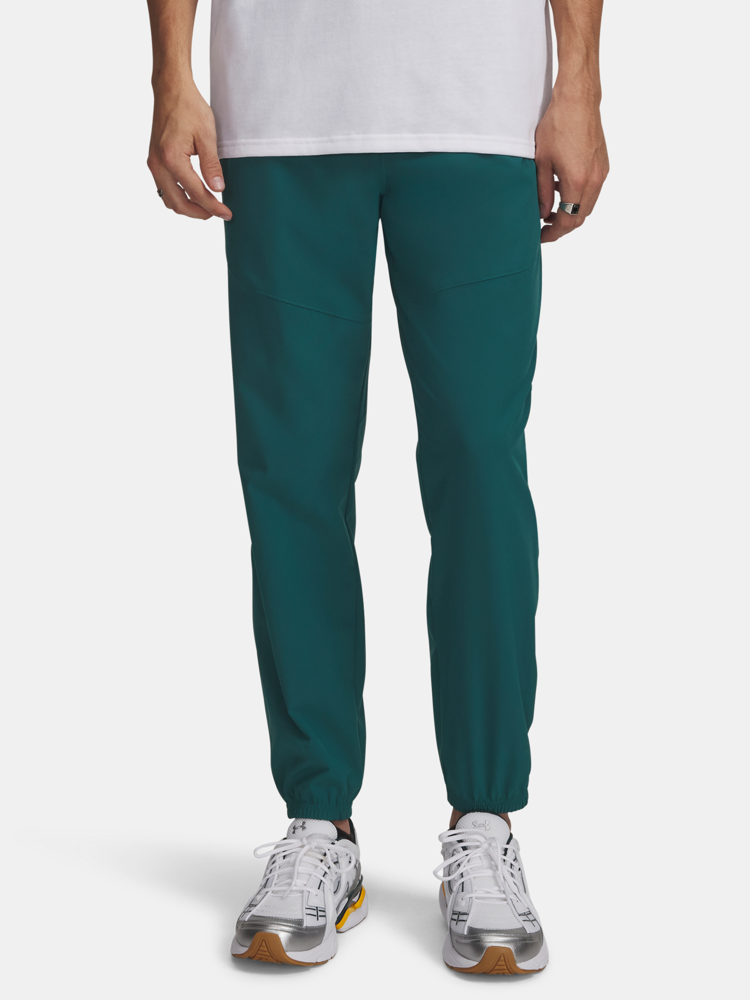 Pánske tepláky Under Armour UA Vibe Woven Jogger-GRN