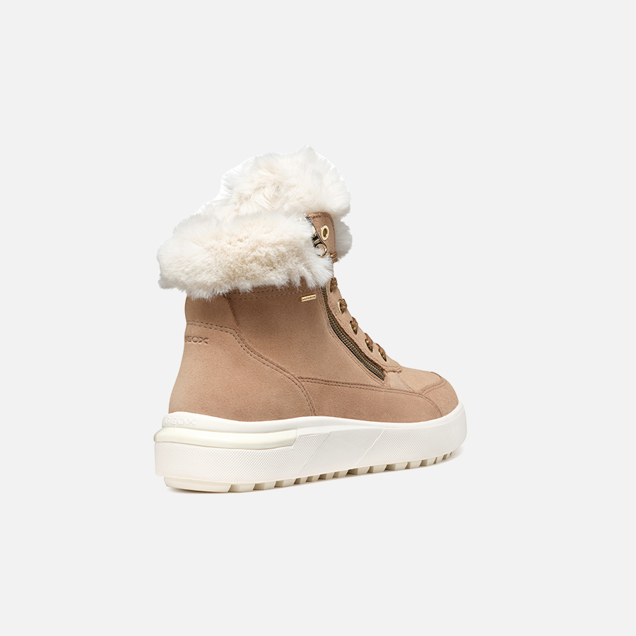 Brown women's ankle boots Geox Dalyla B ABX - Women's