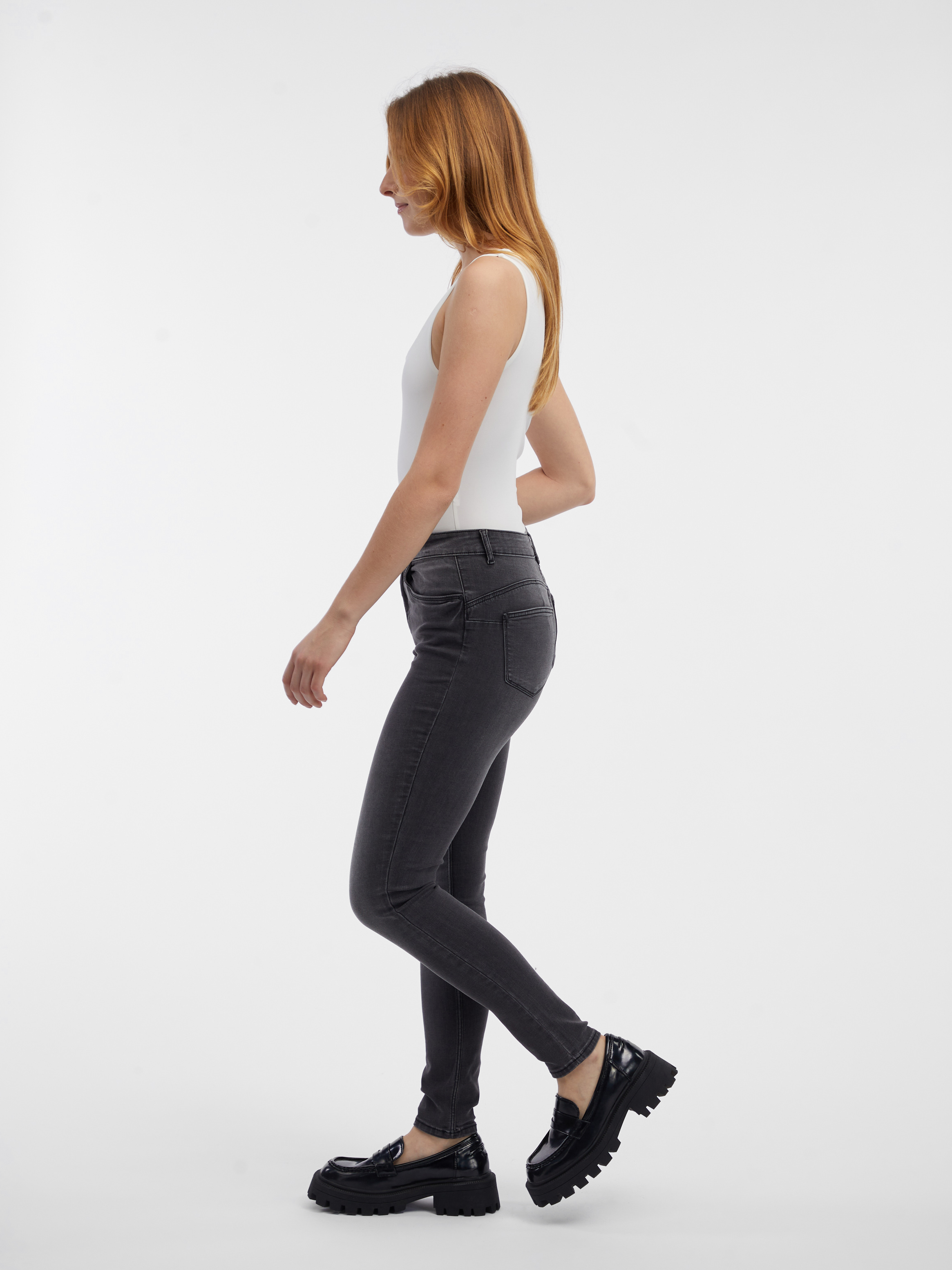Skinny fit pentru femei ORSAY - gri