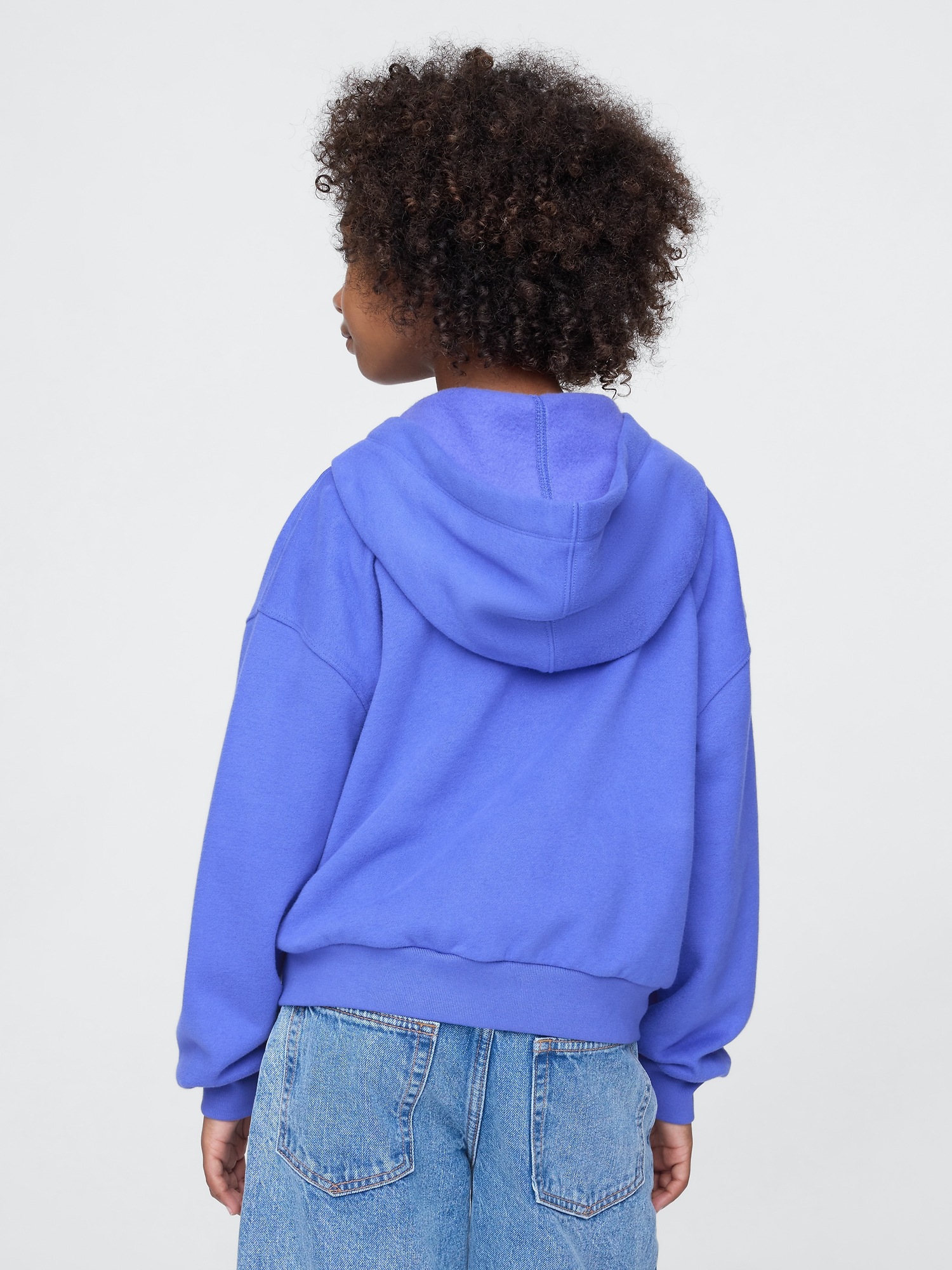GAP Children&#039;s oversize sweatshirt with logo - Girls