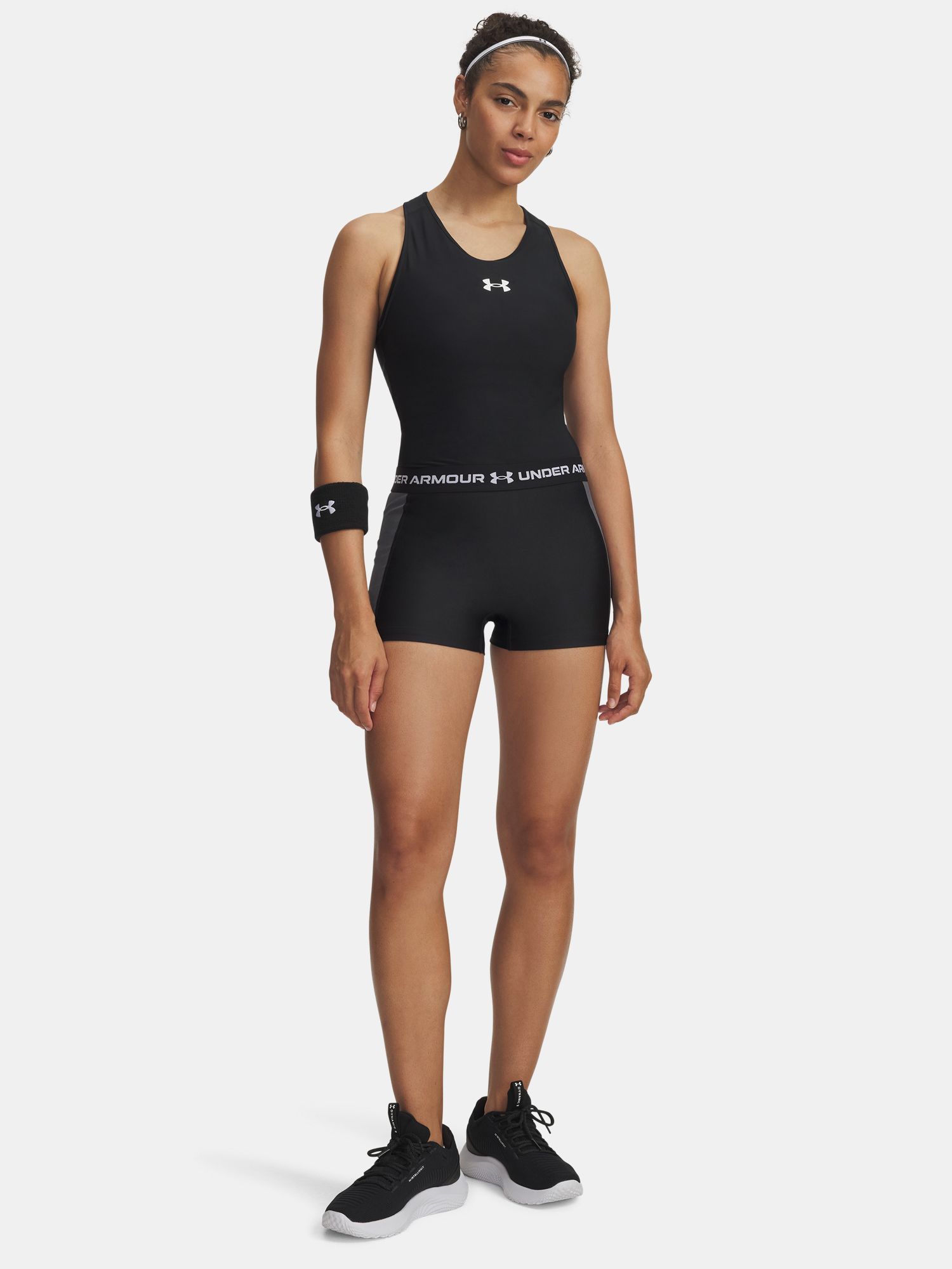 Women&#039;s shorts Under Armour UA HG Rib Shorty-BLK - Women&#039;s