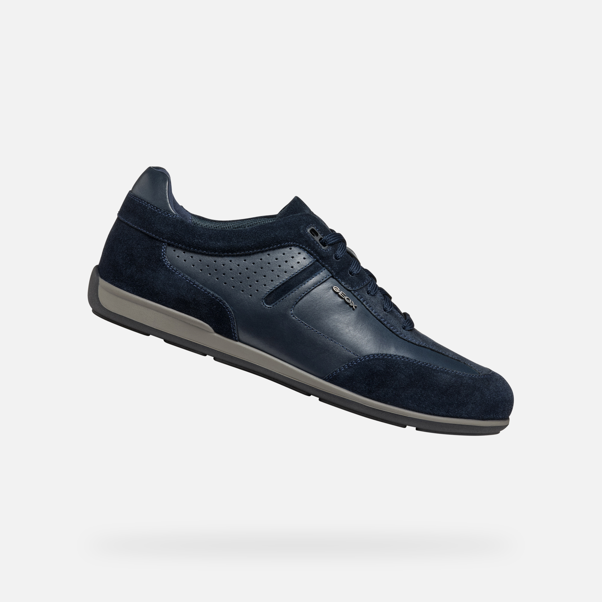 Dark blue mens sneakers Geox Ionio - Mens