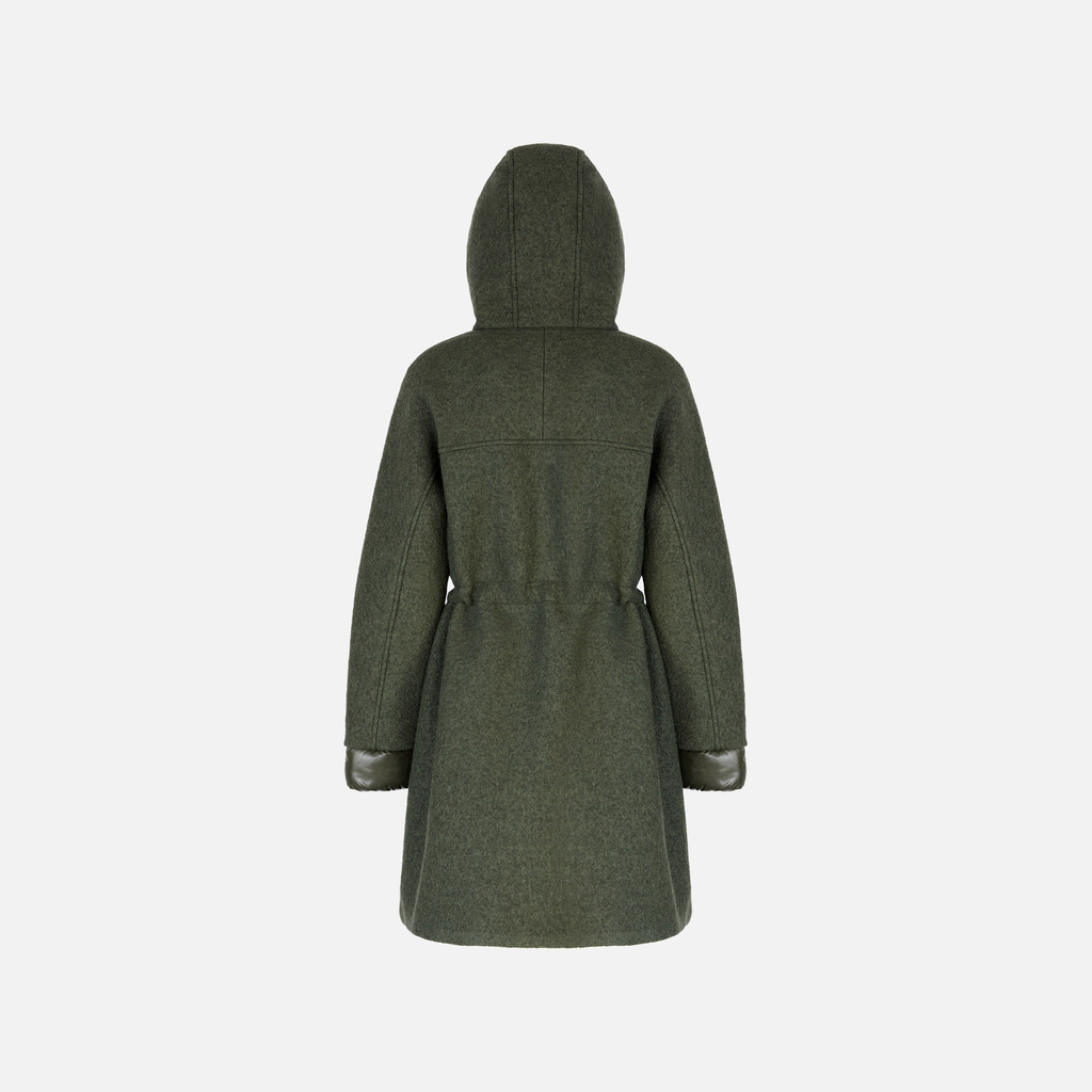Khaki dámska parka Geox Kleopy