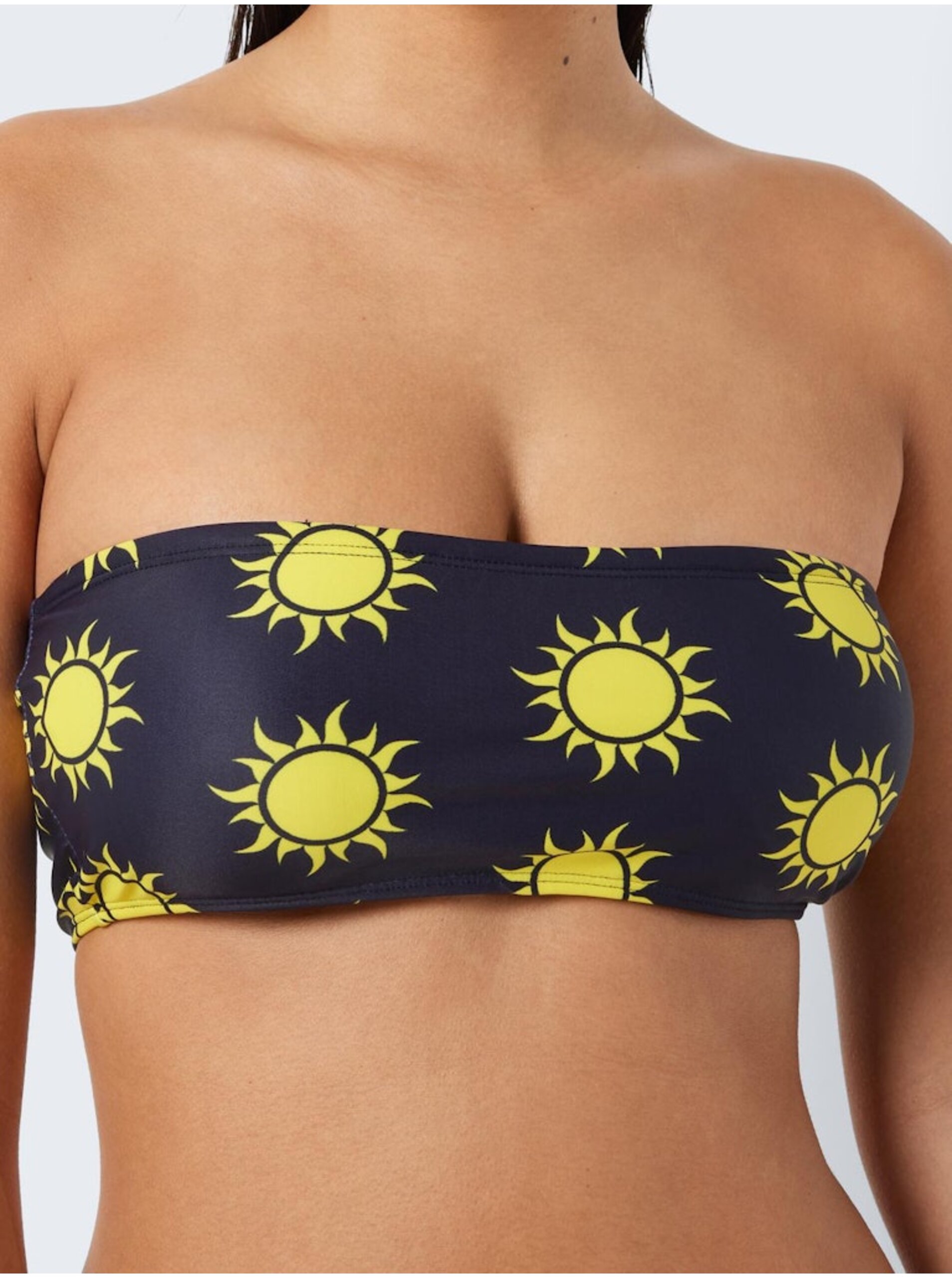 Bikini pentru femei Noisy May - negru, galben