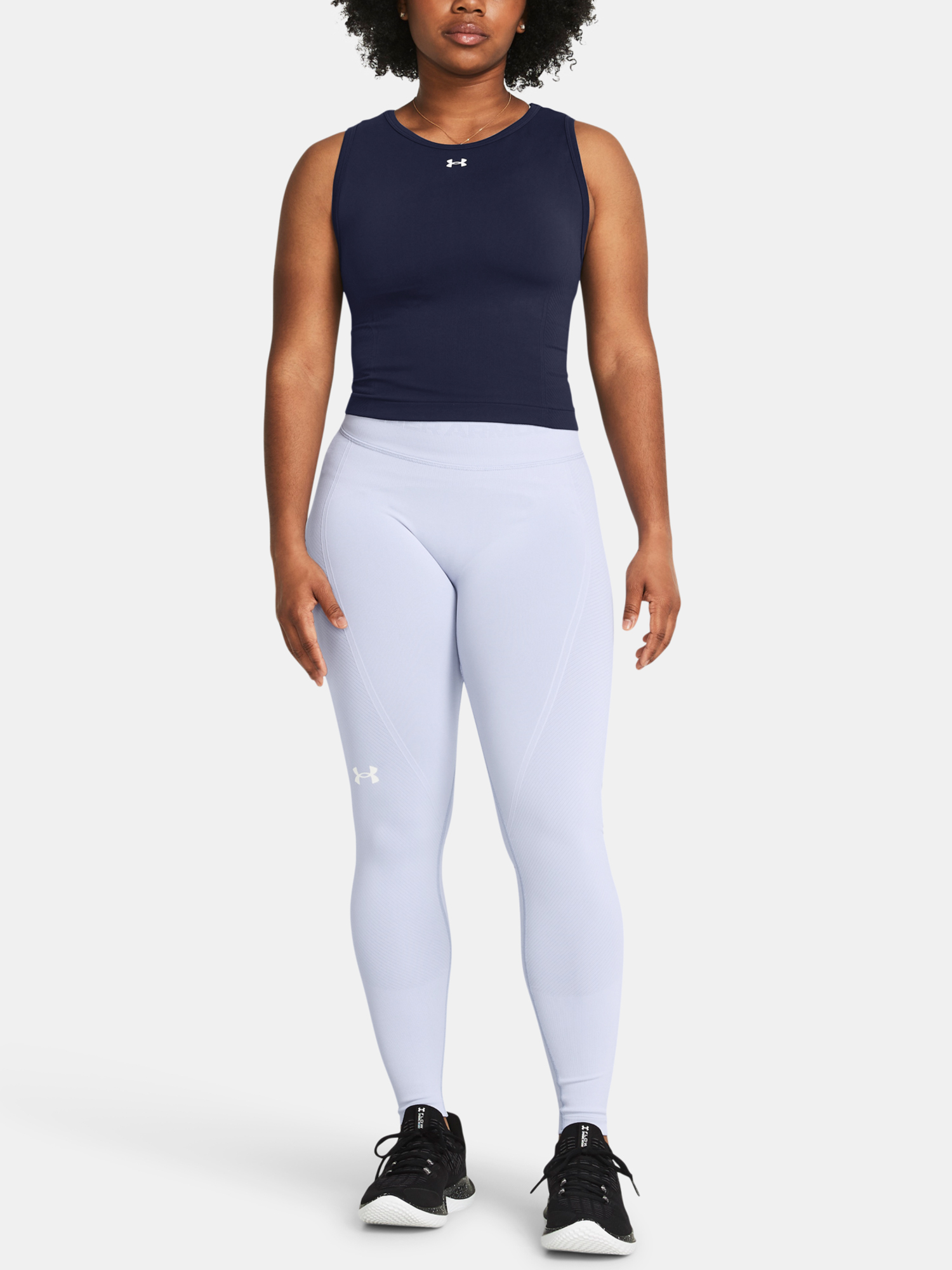 Colanti pentru femei Under Armour - mov deschis