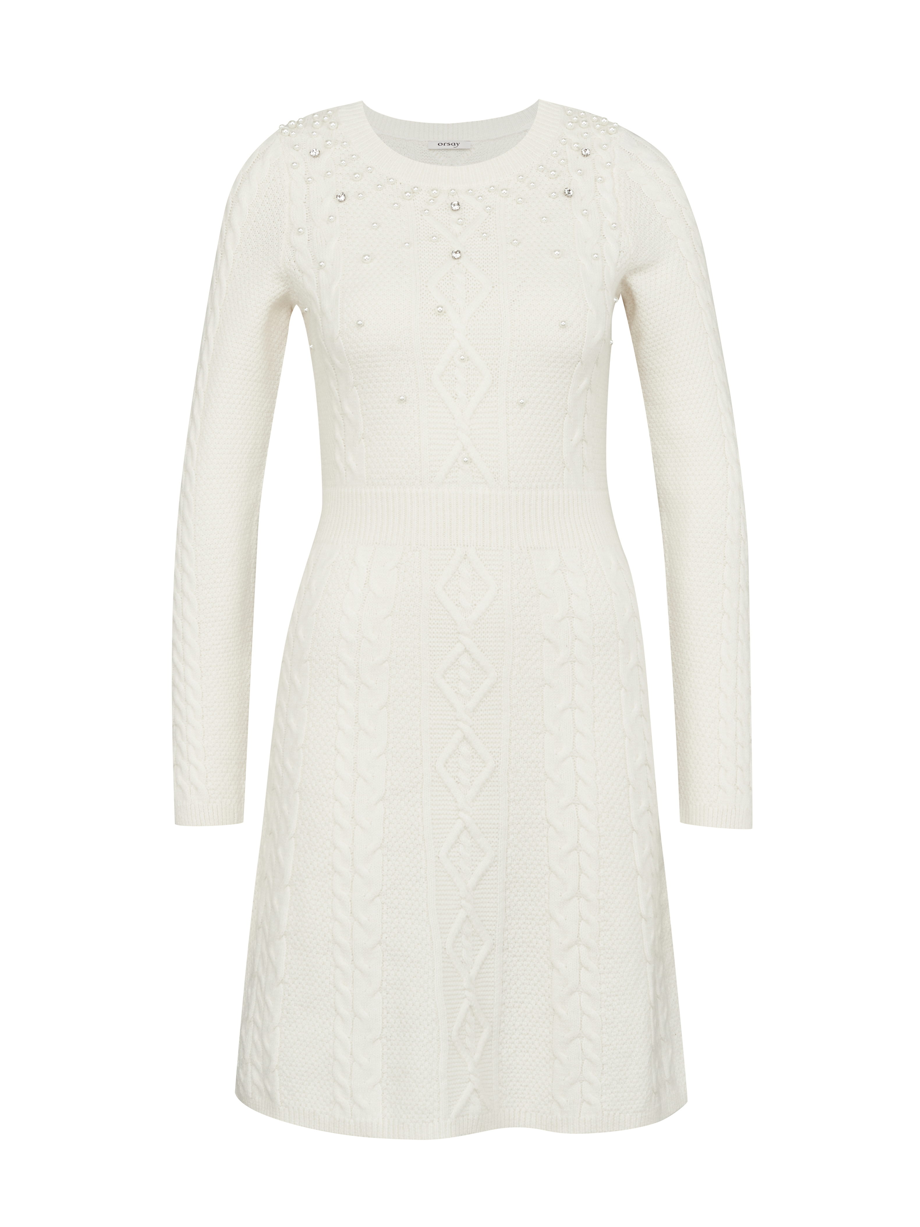 Cream women's knee-length dress ORSAY - Women's