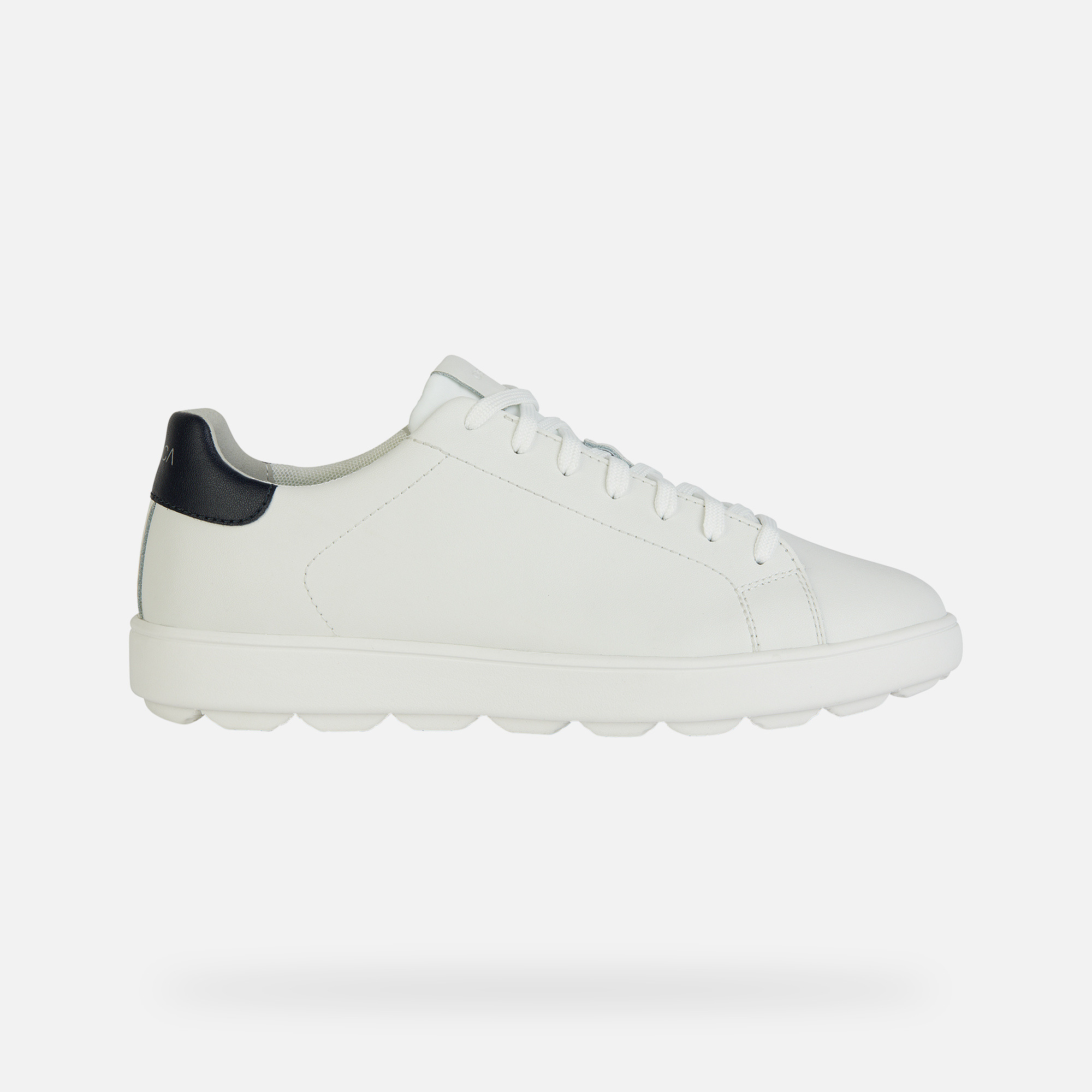 White men's sneakers Geox Spherica ECUB-1 - Men