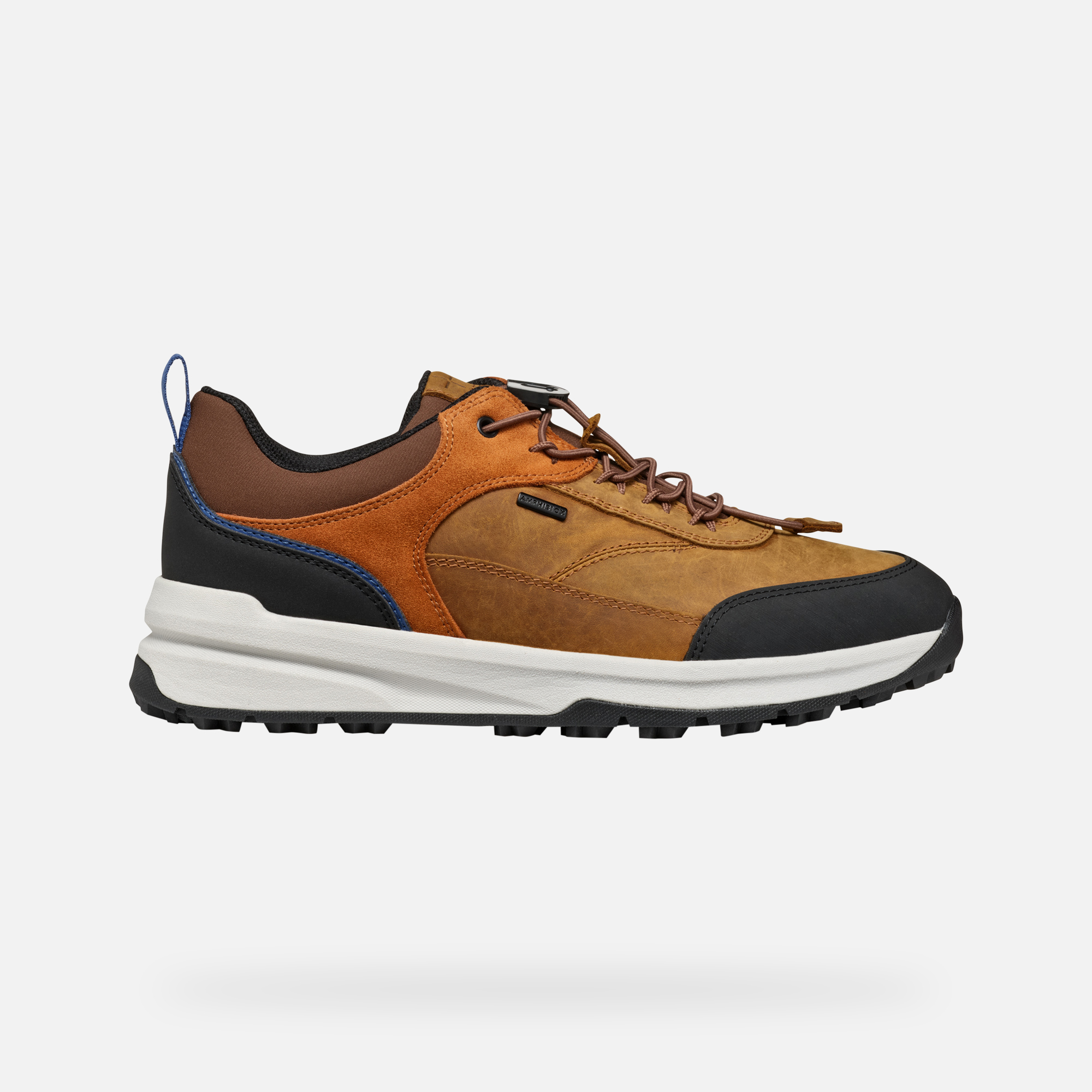 Orange men&#039;s sneakers Geox Sterratrail + Grip - Men