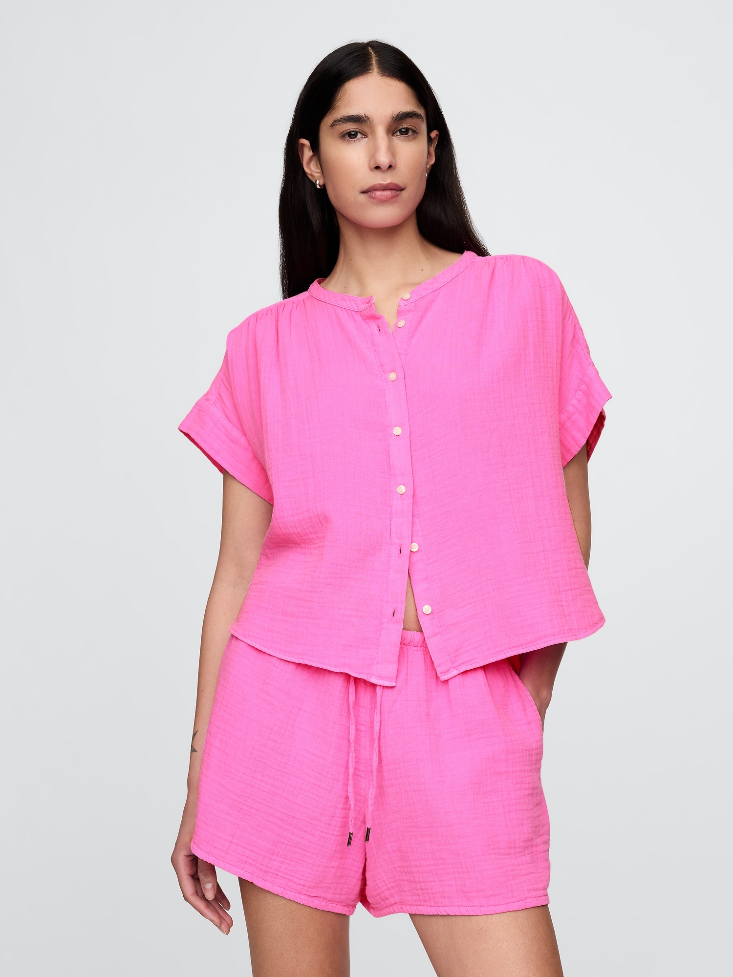 GAP Muslin oversize shirt - Womens