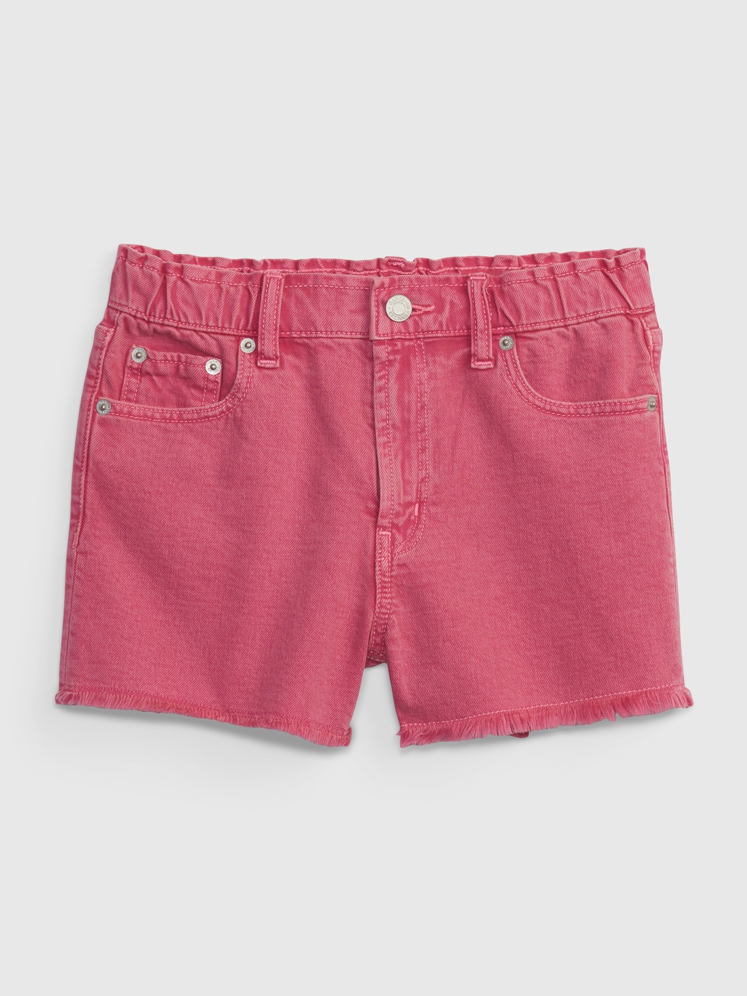 GAP Kids Denim Shorts High Rise Washwell - Girls