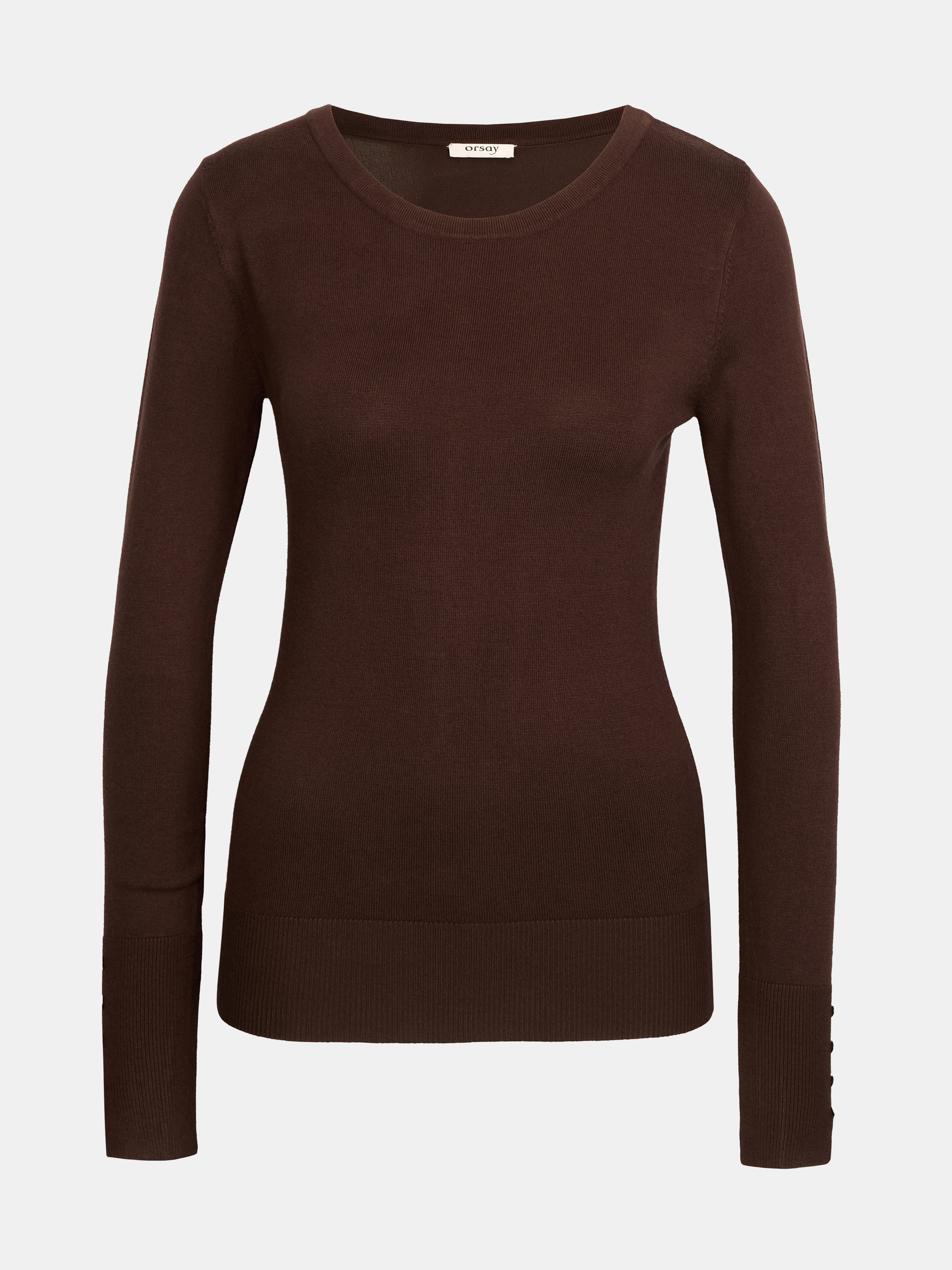 Tmavě hnědý dámský svetr ORSAY