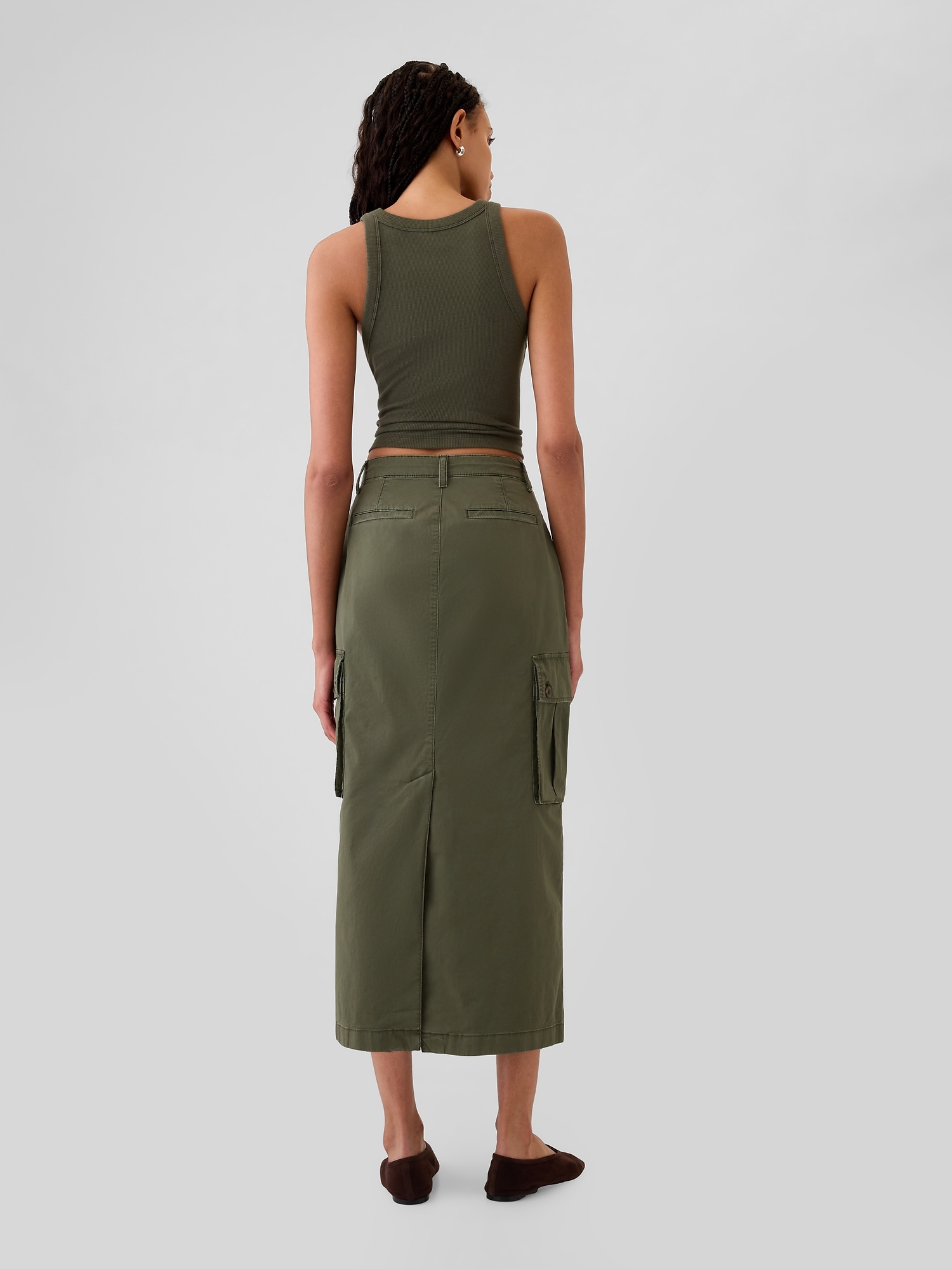 GAP Midi skirt with pockets Utility Cargo - Women&#039;s