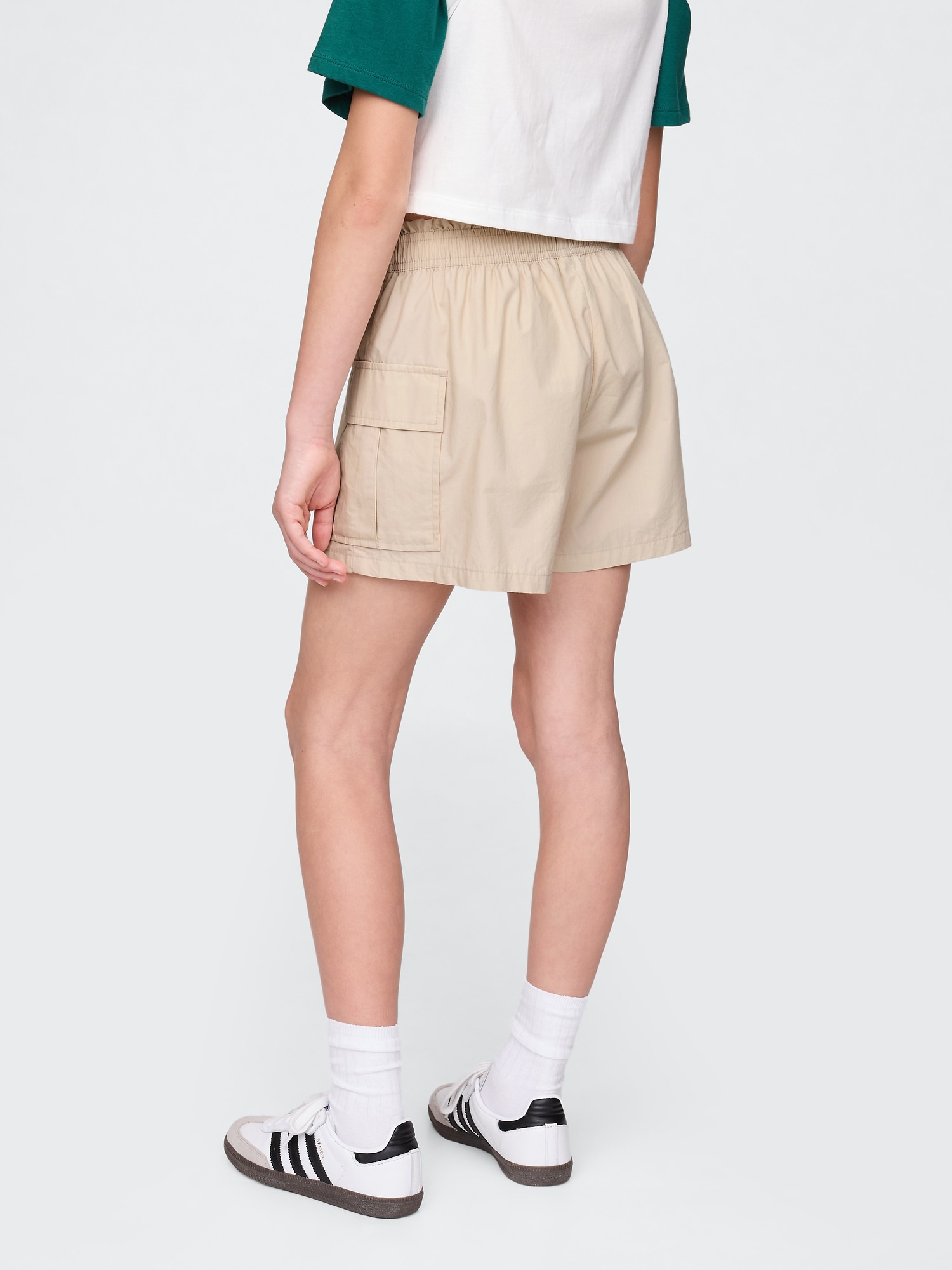 GAP Children&#039;s poplin cargo shorts - Girls