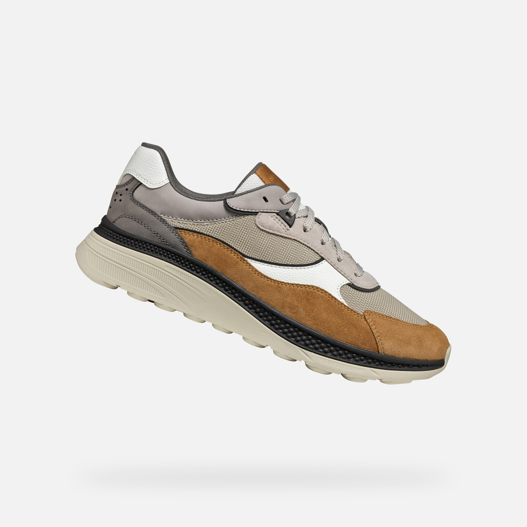 Light brown men&#039;s sneakers Geox Spherica Actif X1 - Men