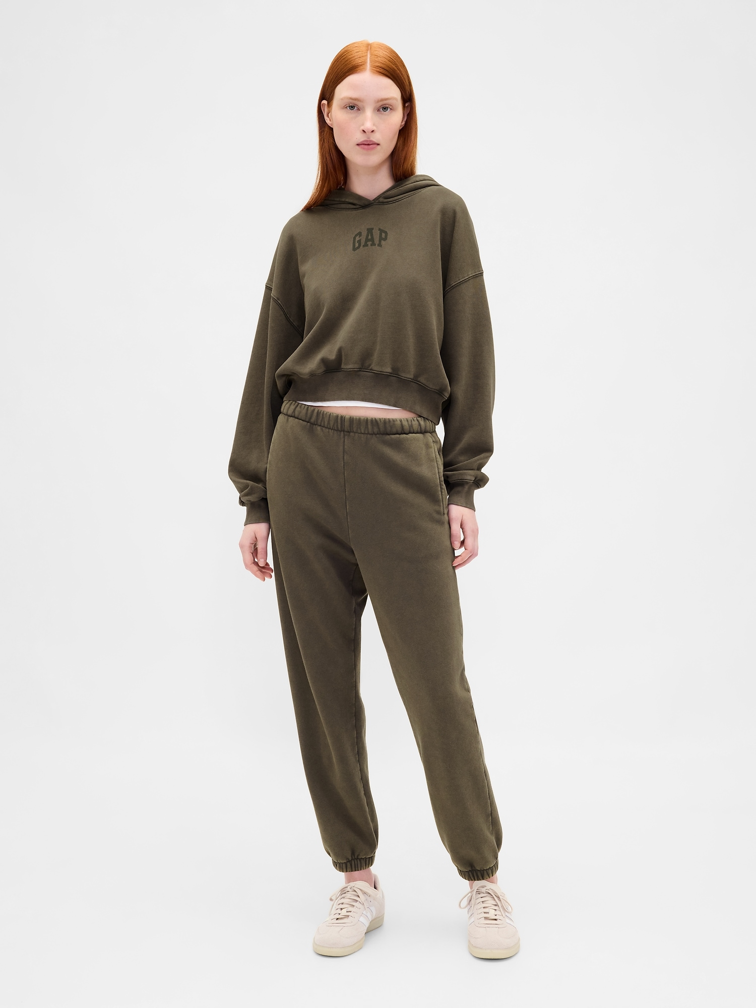 GAP Logo Cropped Hoodie - Ladies