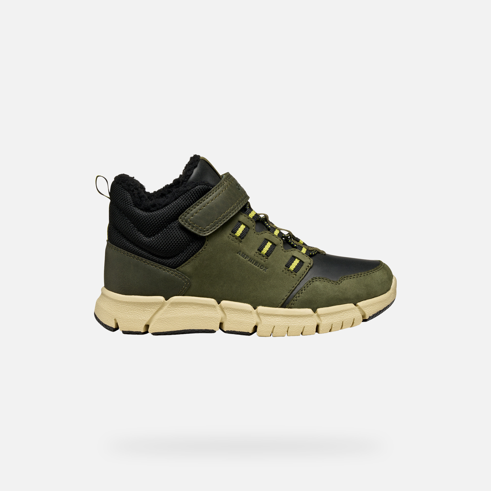 Khaki Boys&#039; Ankle Boots Geox Flexyper B ABX - Boys