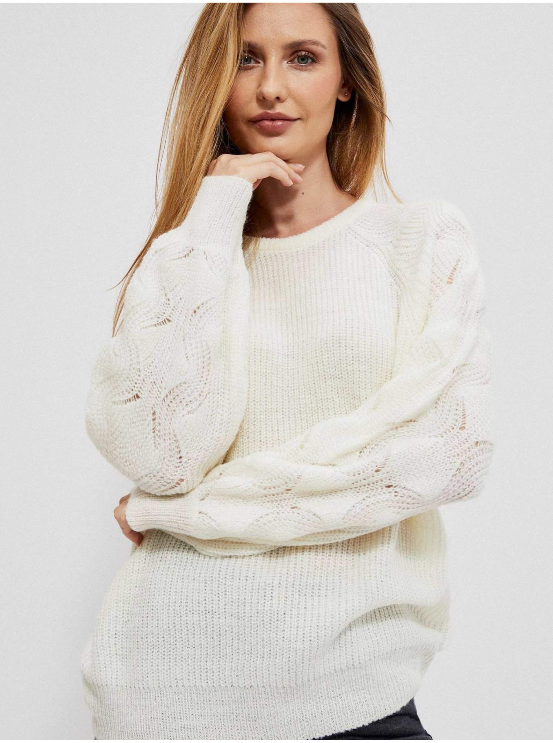 Cream sweater Moodo - Women