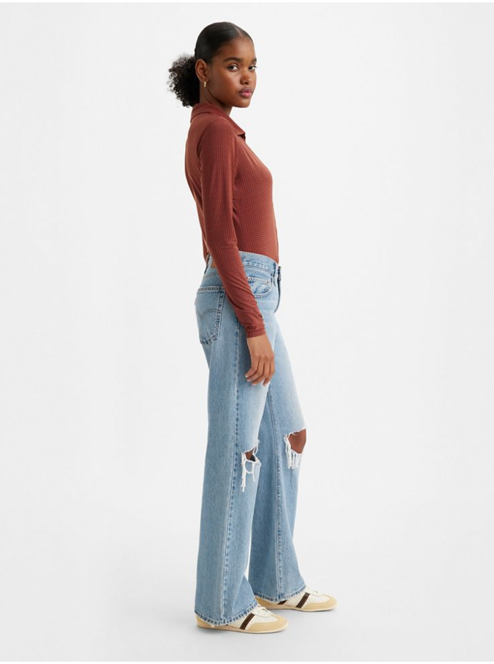 Flared, Bootcut pentru femei Levi&#039;s® - albastru deschis
