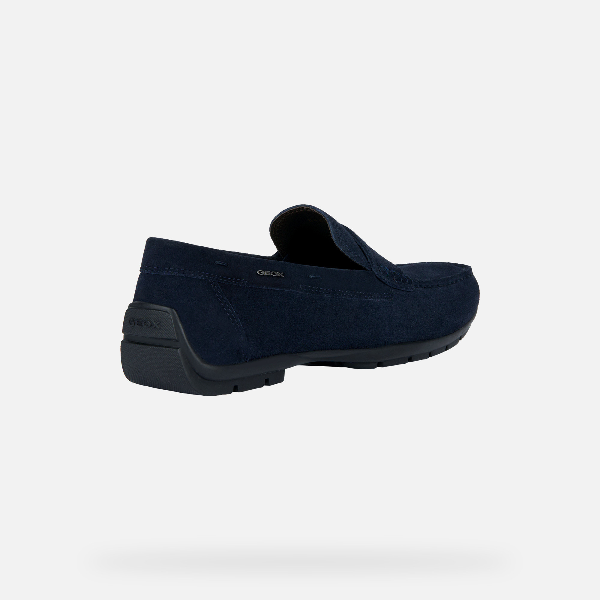 Dark blue men&#039;s loafers Geox Moner 2Fit - Men