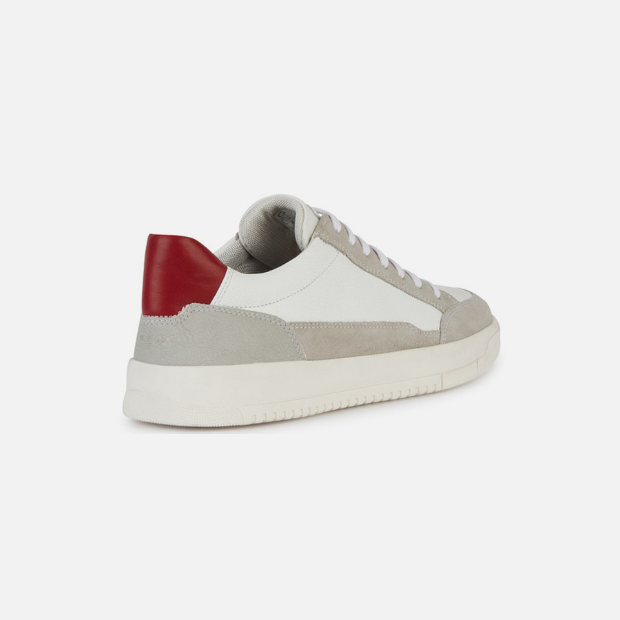 White men's sneakers Geox Segnale A - Men's
