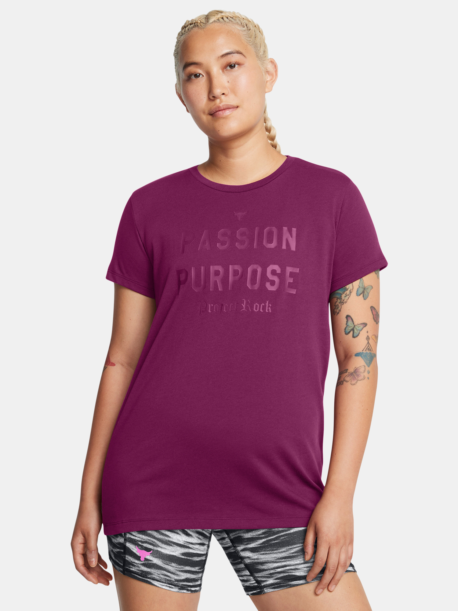 Under Armour T-shirt UA Pjt Rck W HWT Passion SS-PPL - Women's