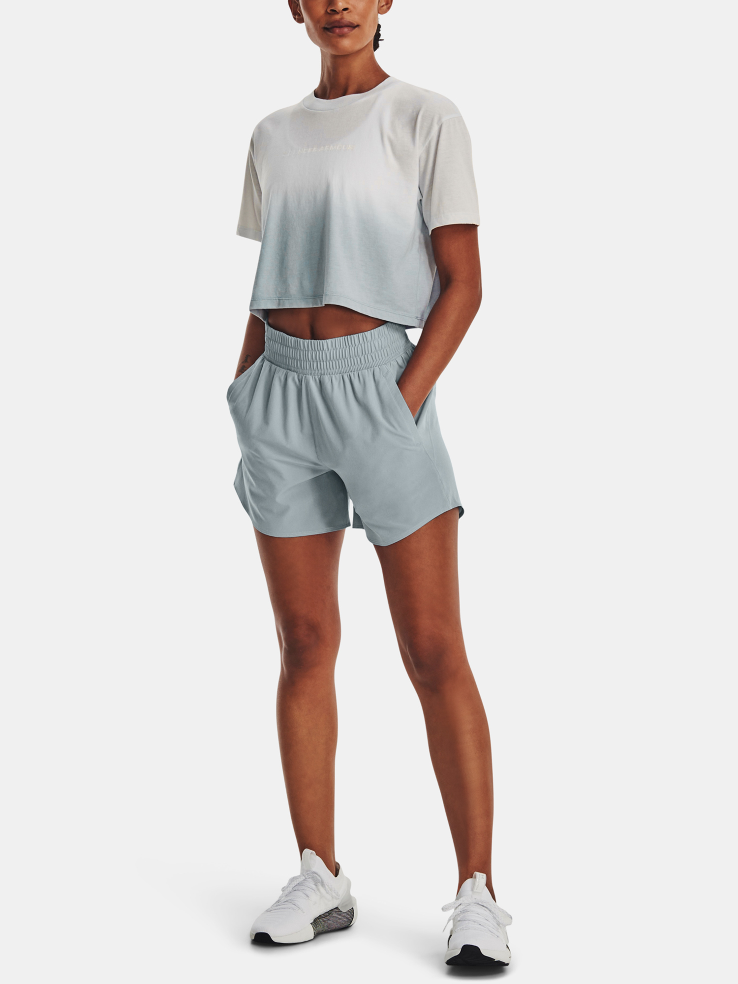 Pantaloni si pantaloni scurti pentru femei Under Armour - albastru