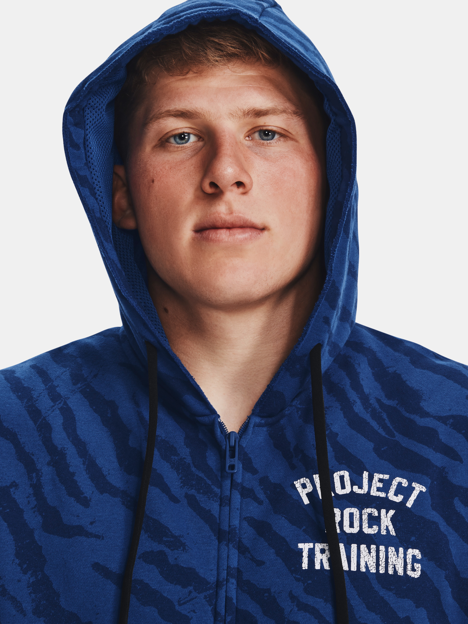 Under Armour Sweatshirt Pjt Rck Rival Pt SL FZ TG-BLU - Men's