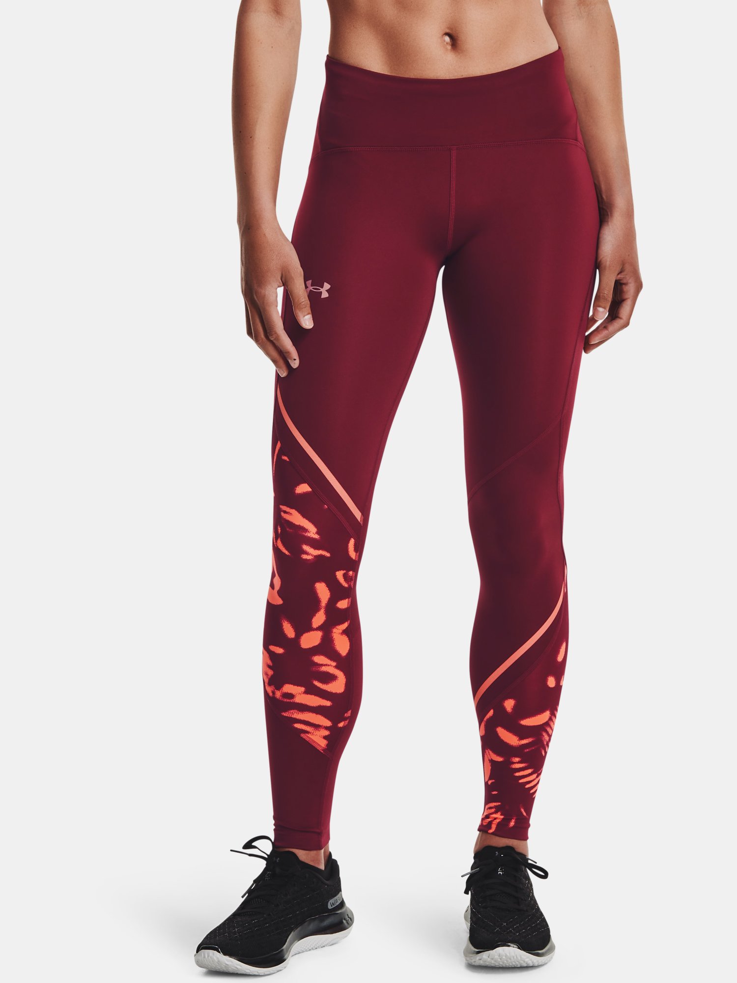 Under Armour Leggings UA Fly Fast 2.0 Print Tight-RED - Women