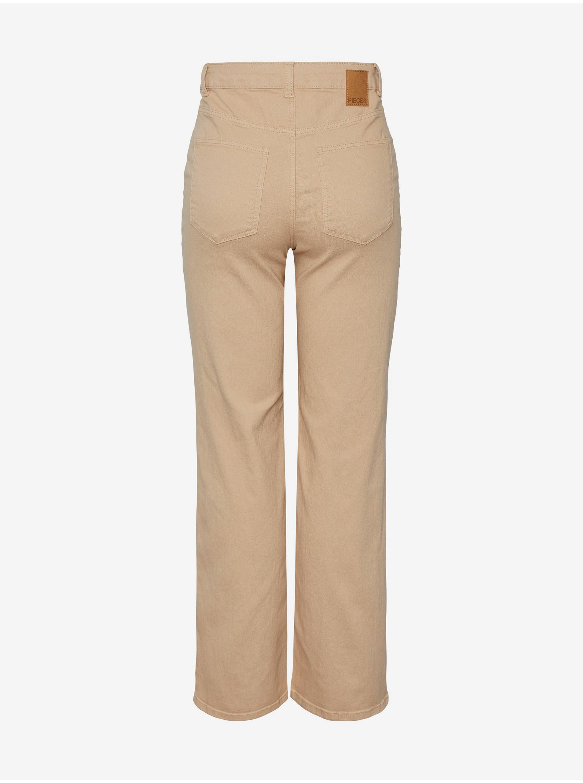 Flared, Bootcut pentru femei Pieces - bej