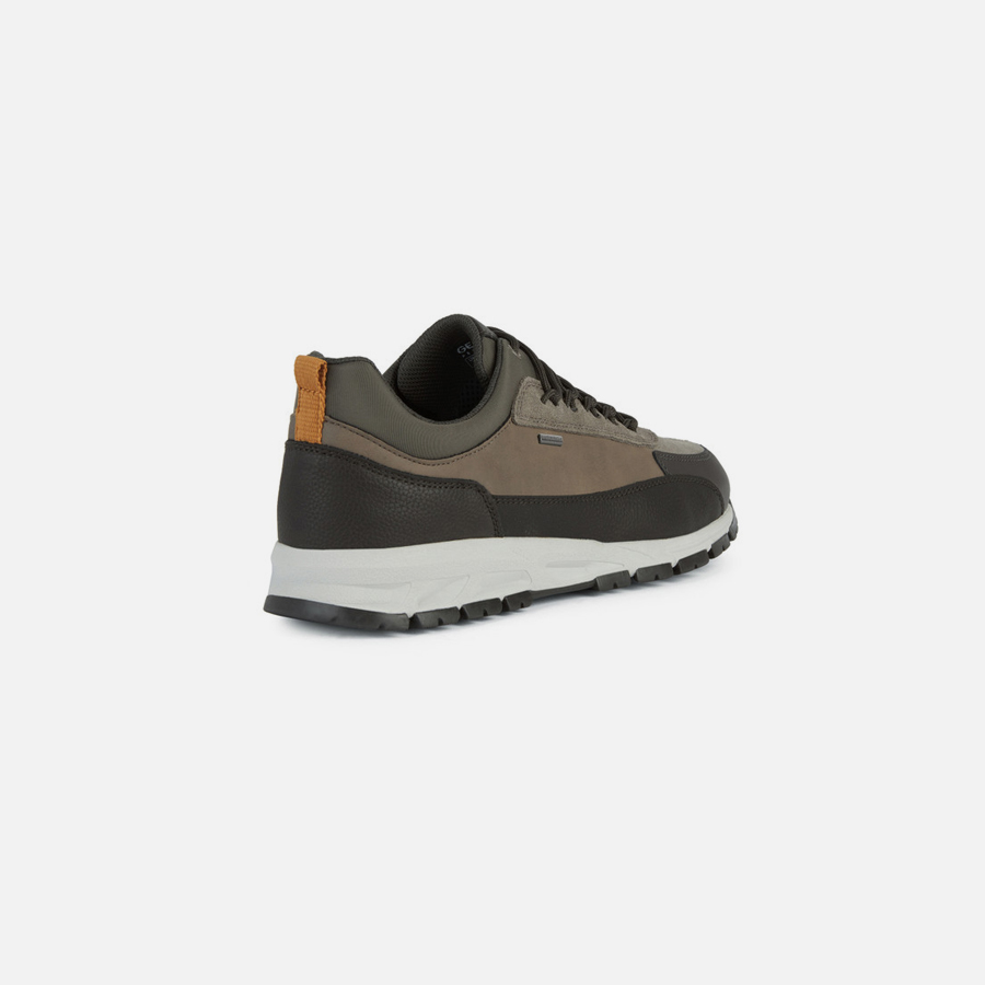 Dark brown men&#039;s sneakers Geox Doray B Abx - Men&#039;s