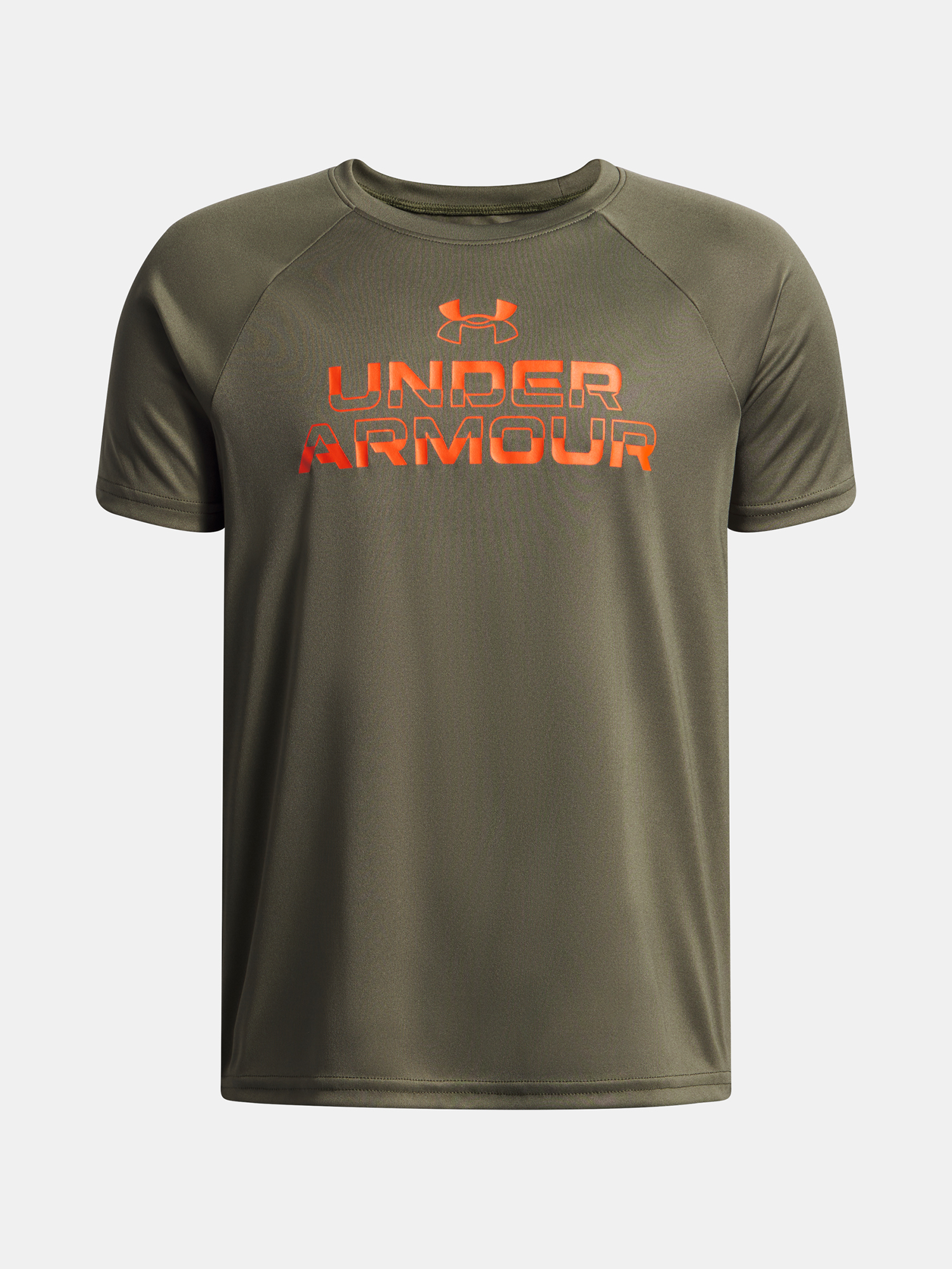 Under Armour UA Tech Split Wordmark SS-GRN T-Shirt for Boys - Boys