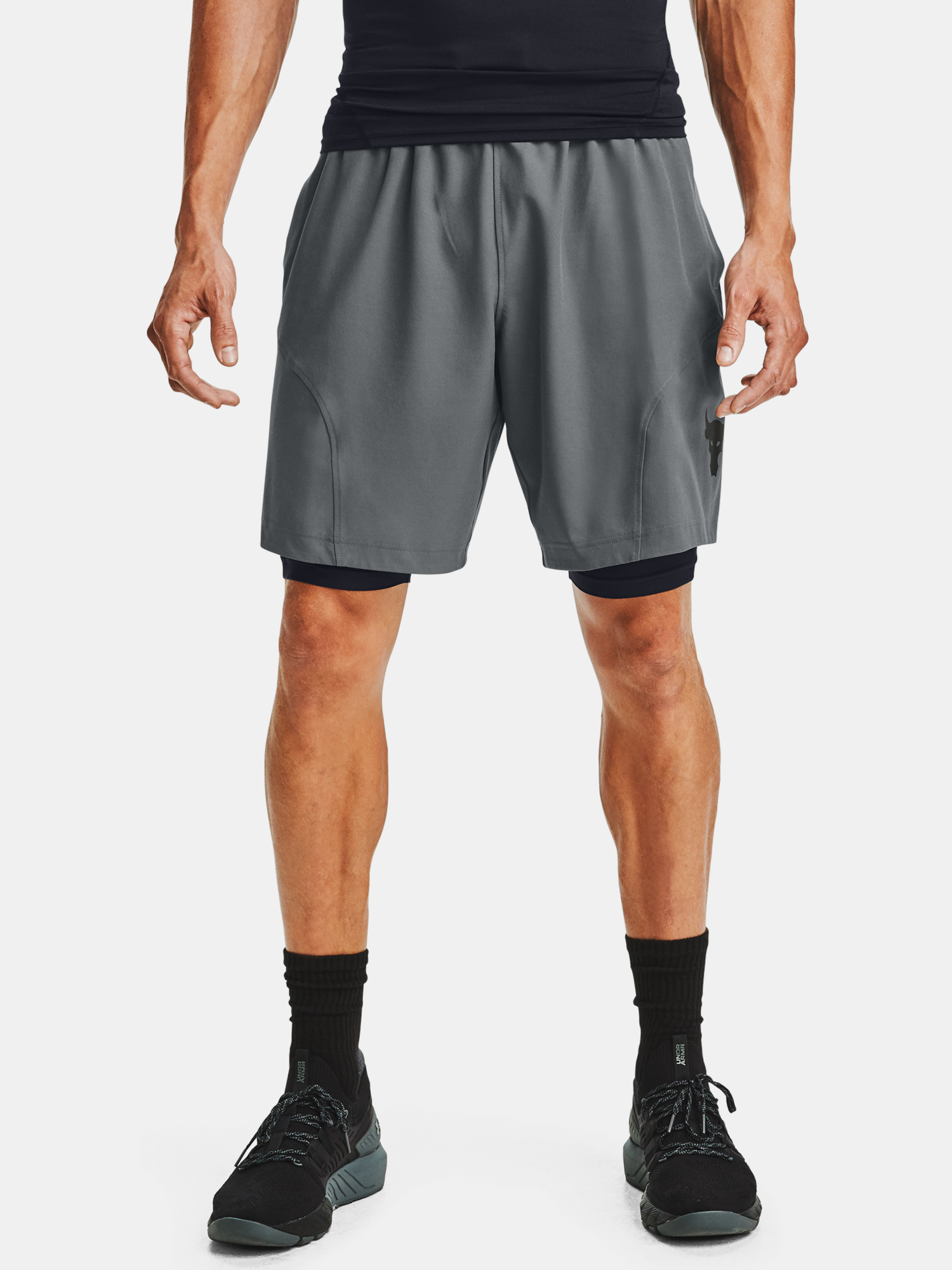 Under Armour Kraťasy PJT ROCK UNSTPPBLE SHORT - Pánské