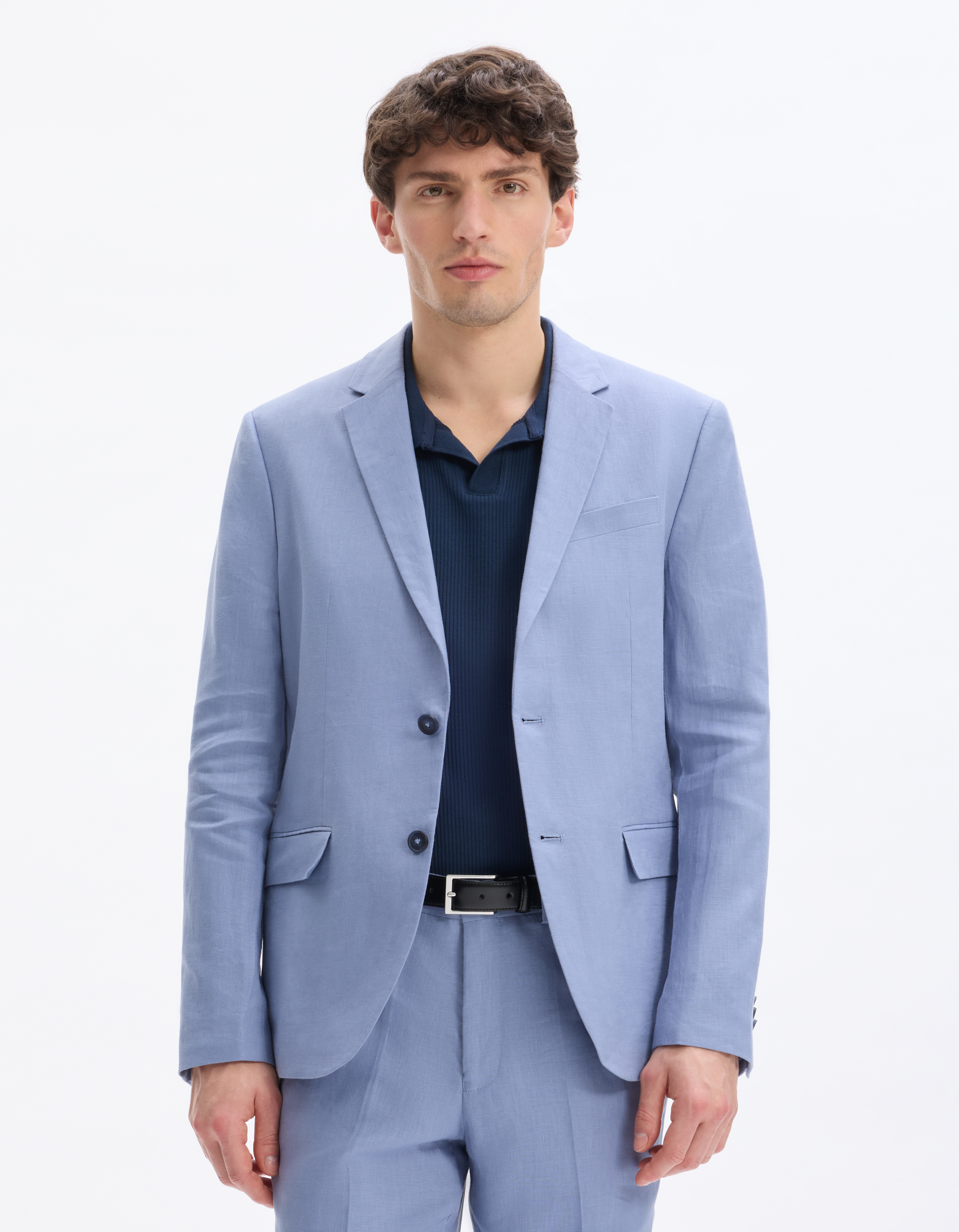 Celio Linen jacket slim Buhot2 - Men&#039;s
