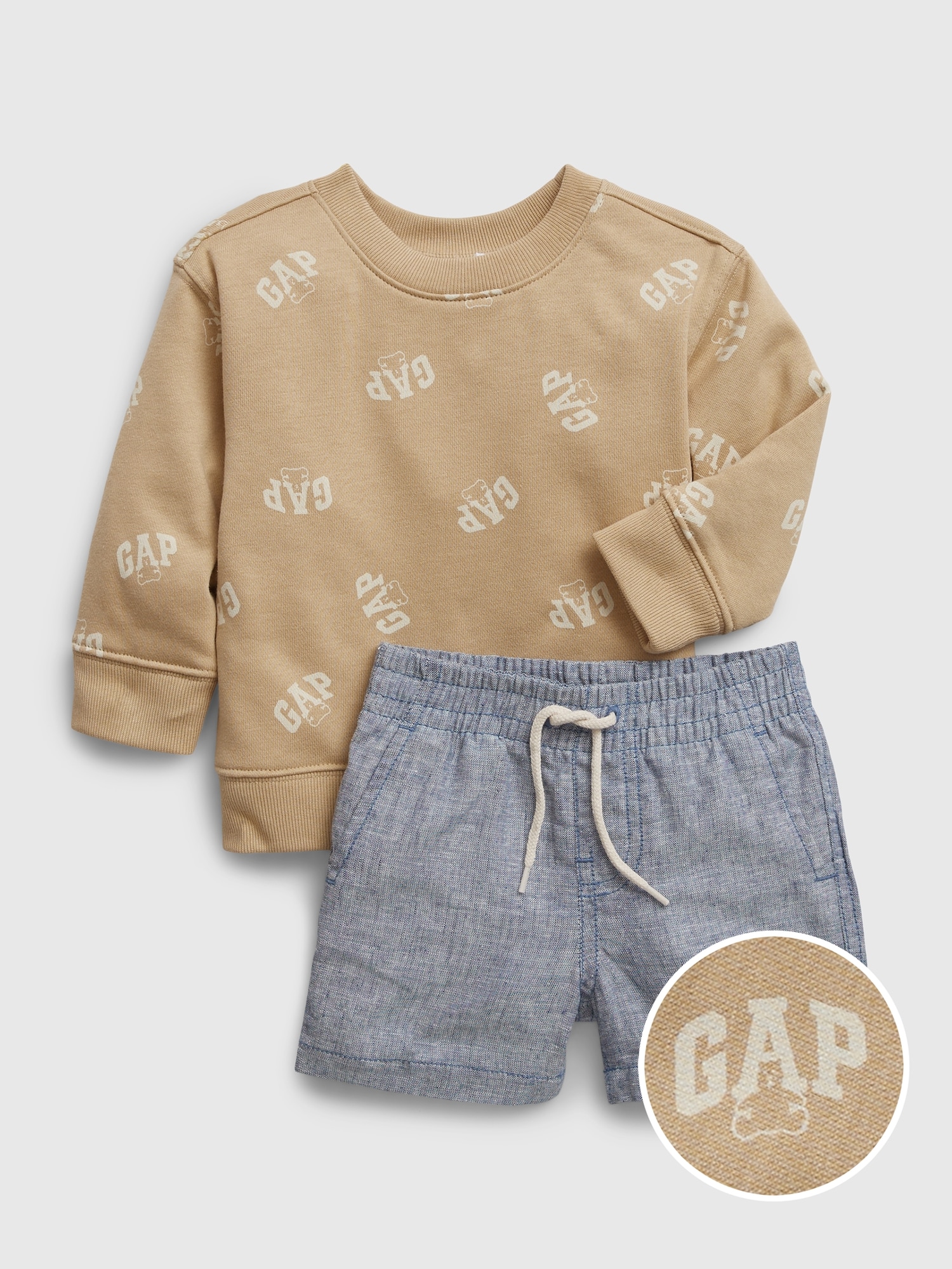 GAP - maro deschis, albastru