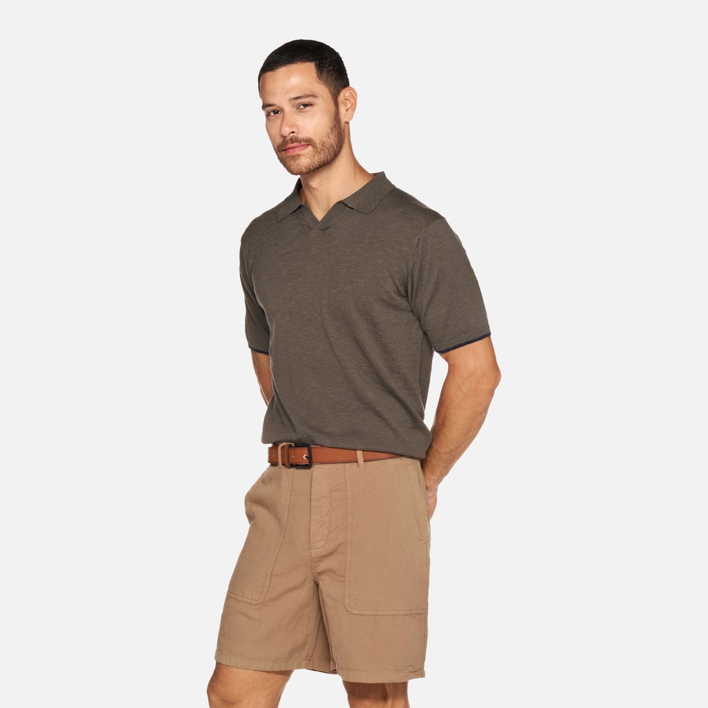 Khaki Men's Polox Knit - Men's