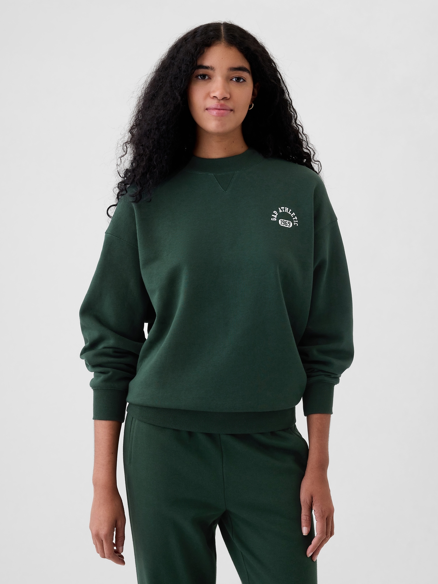 GAP Oversize sweatshirt with logo - Women&#039;s