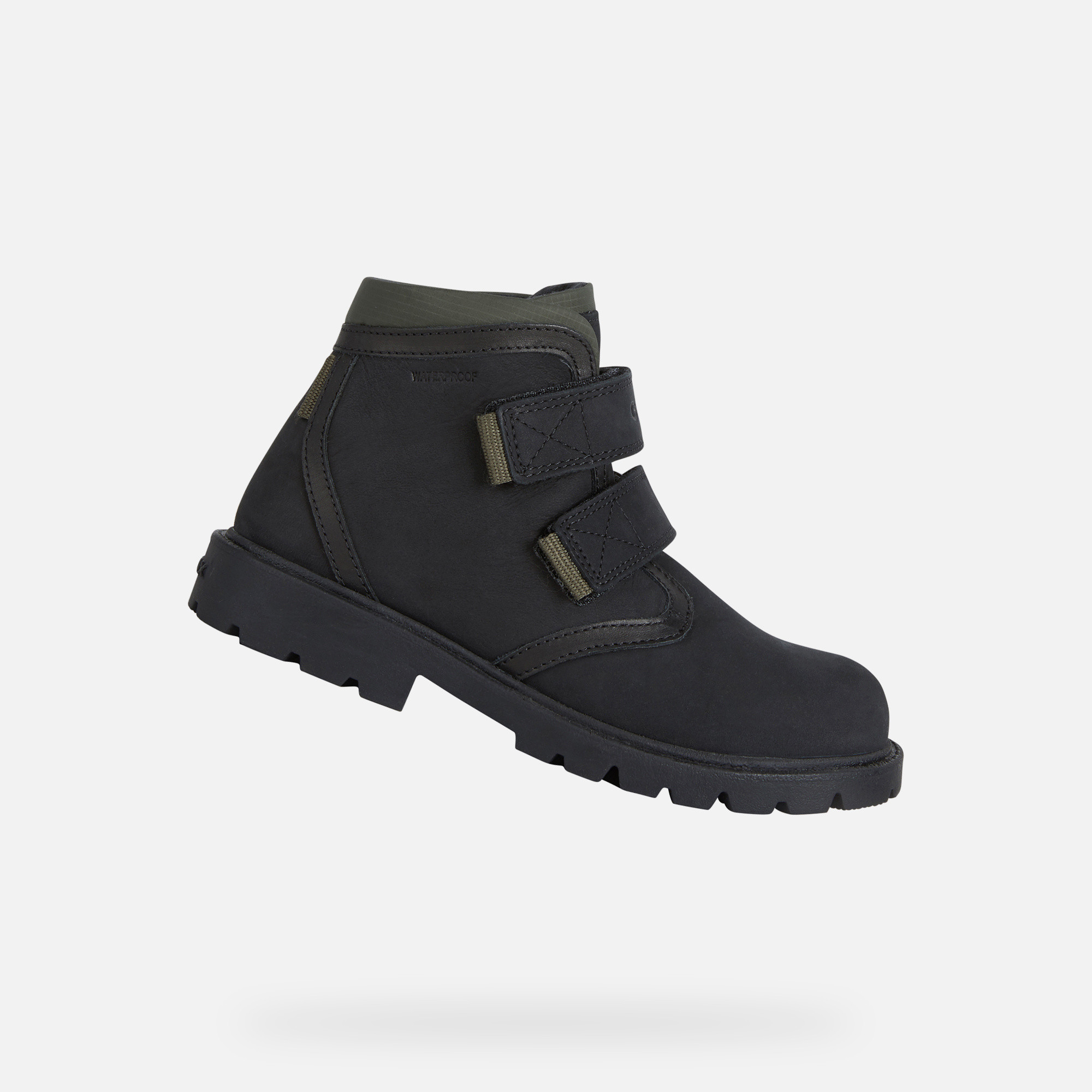 Čierne chlapčenské členkové topánky Geox Shaylax Boy WPF