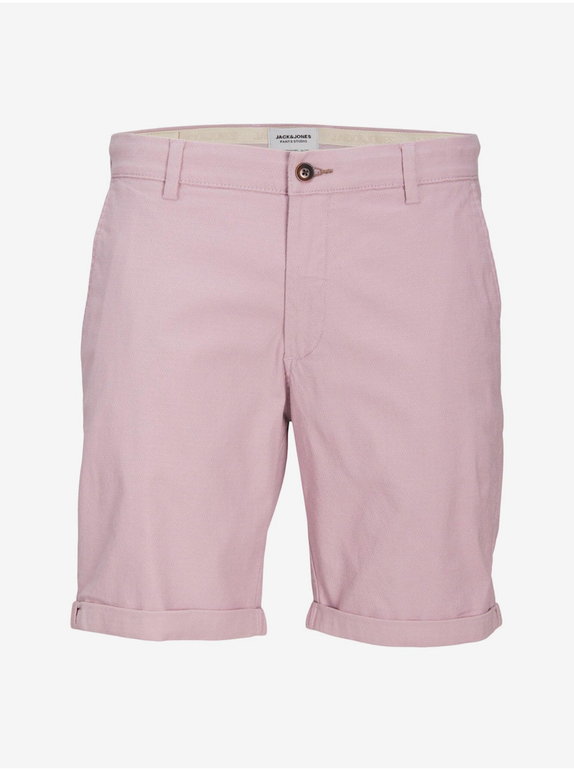 Light Pink Men's Jack & Jones Fury Chino Shorts - Men's
