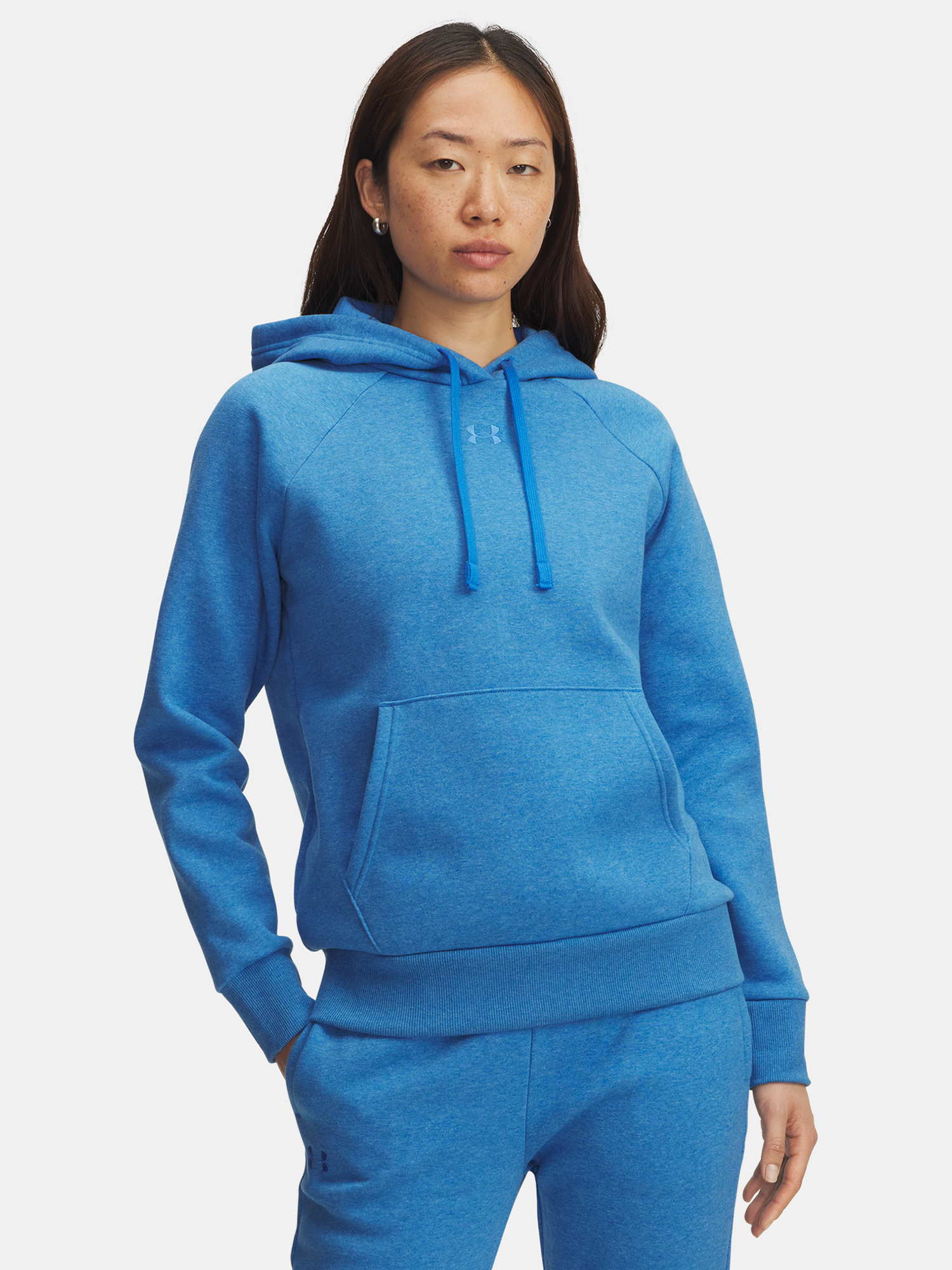 Women's sweatshirt Under Armour UA Rival Fleece Hoodie-BLU - Women's